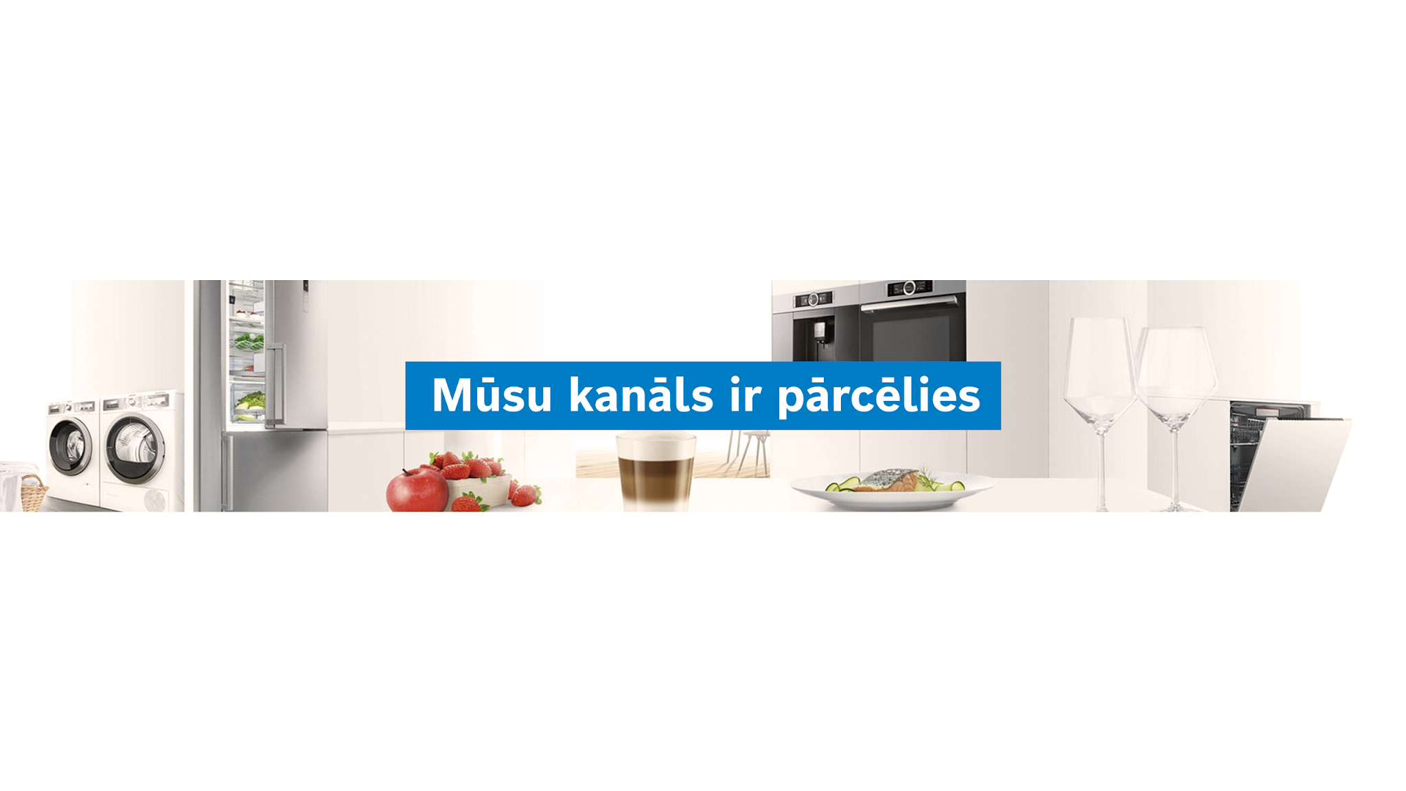 Bosch Home Latvija ir pārcēlusies YouTube banner