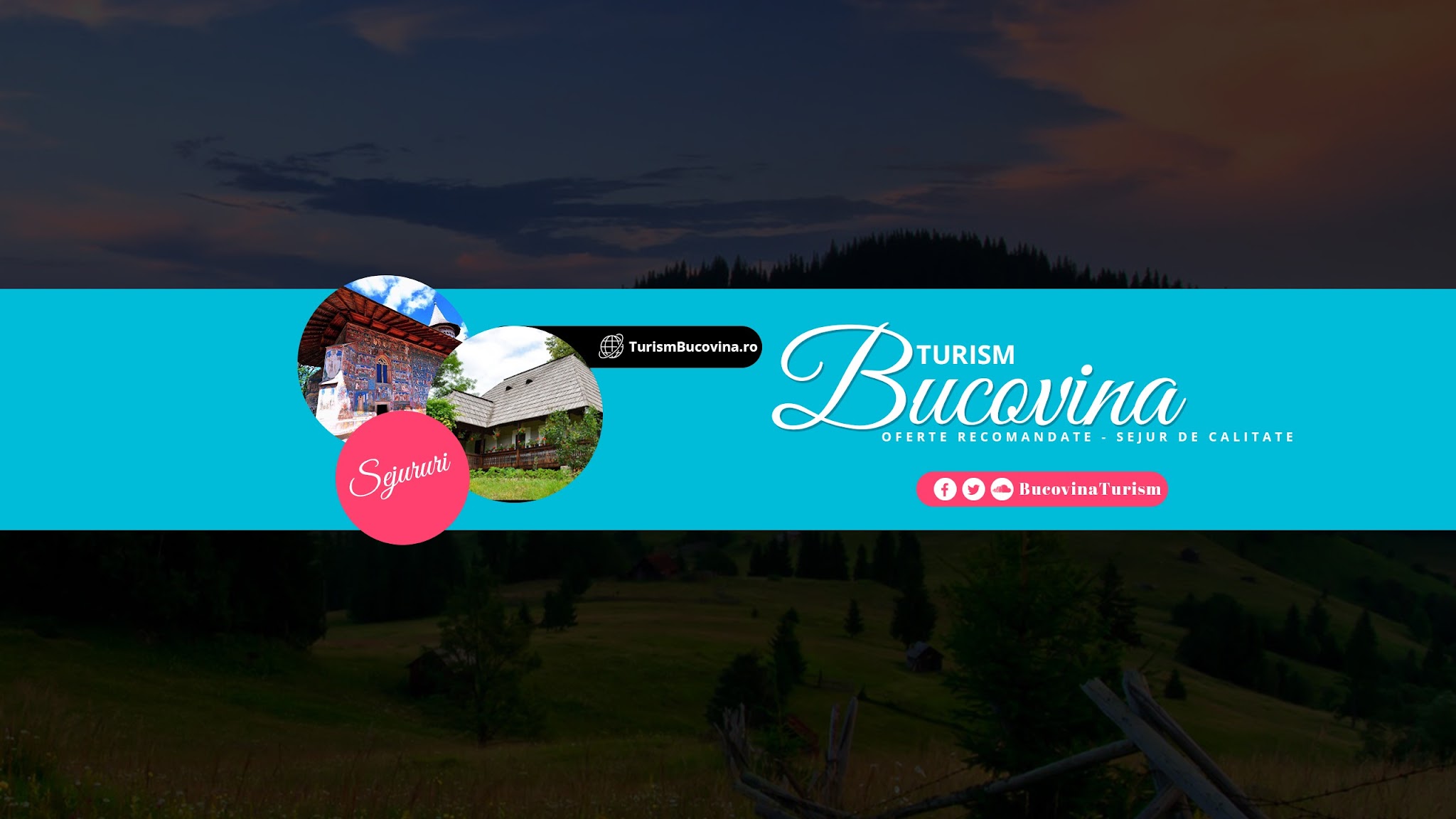 turism bucovina YouTube banner