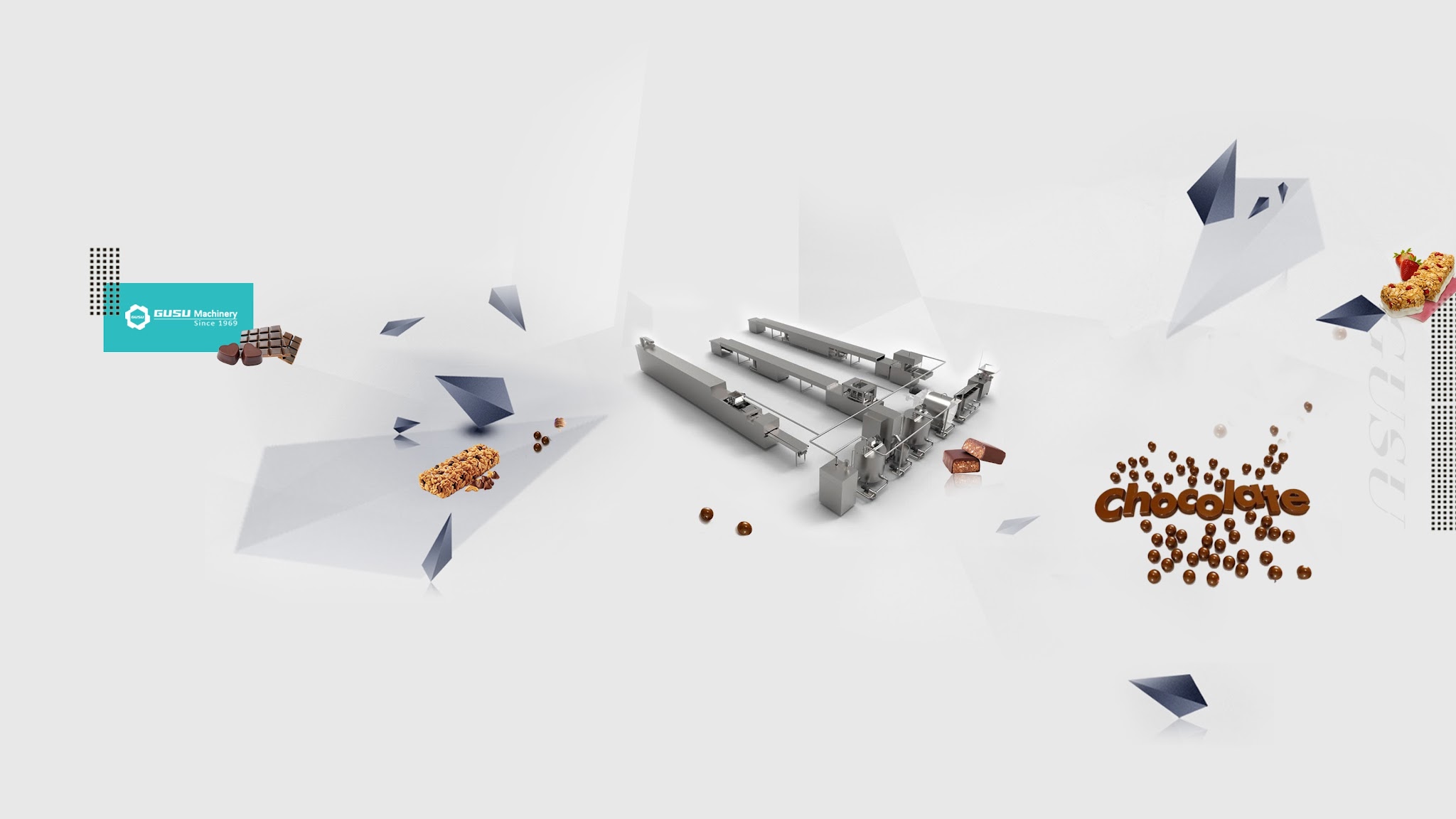 Gusu Chocolate Machine YouTube banner