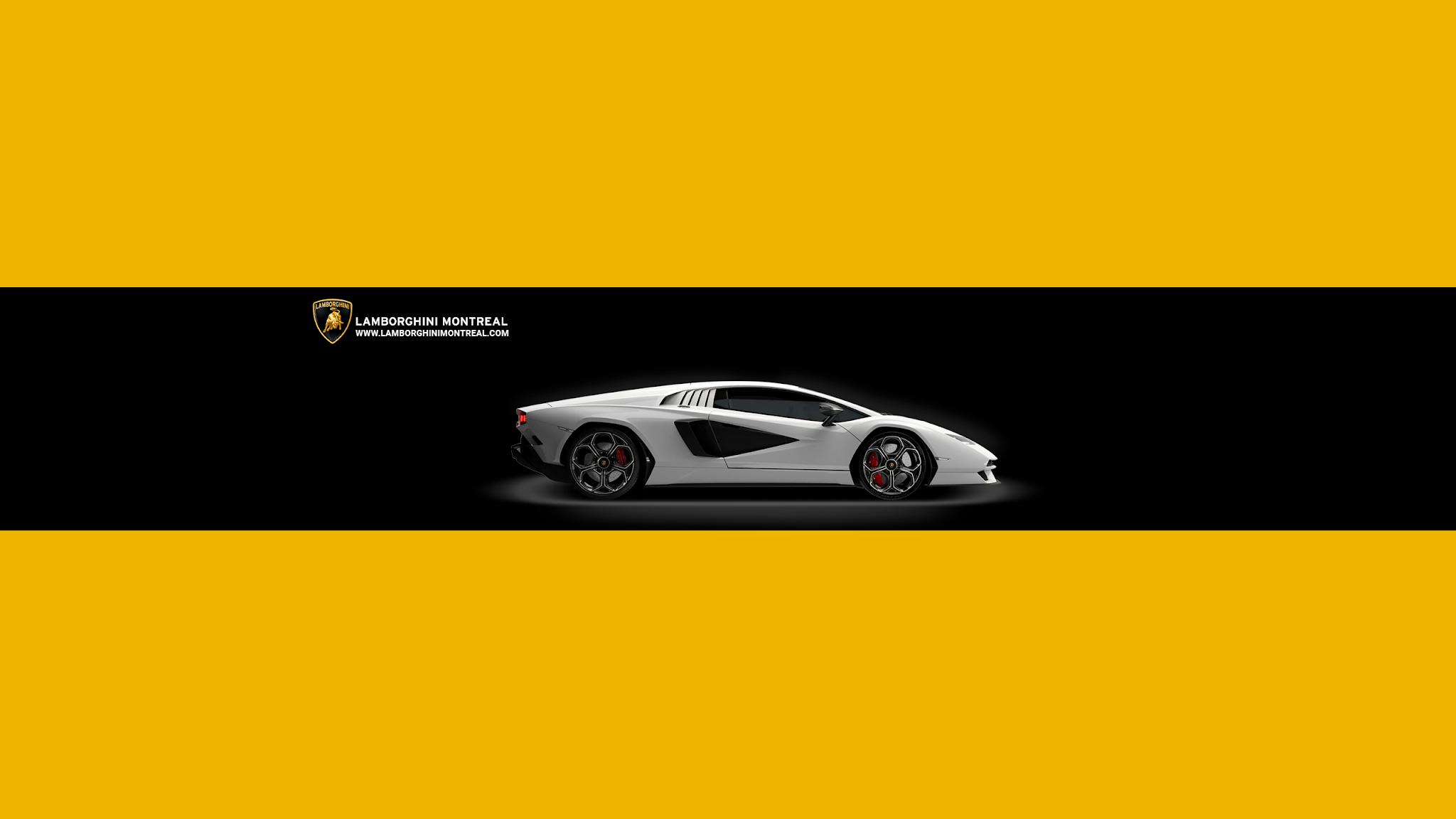 Lamborghini Montreal YouTube banner
