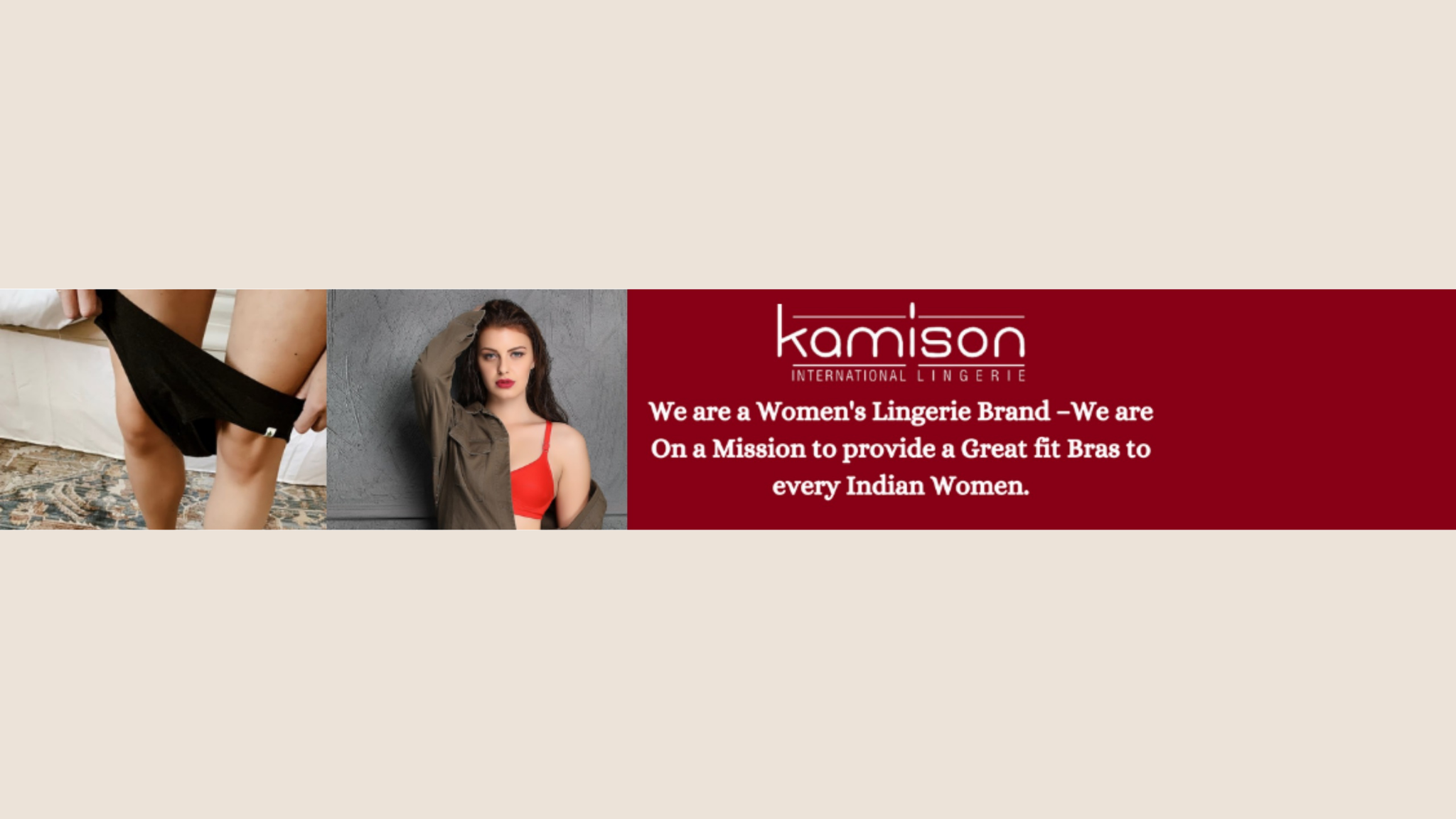 Kamison Lingerie YouTube banner
