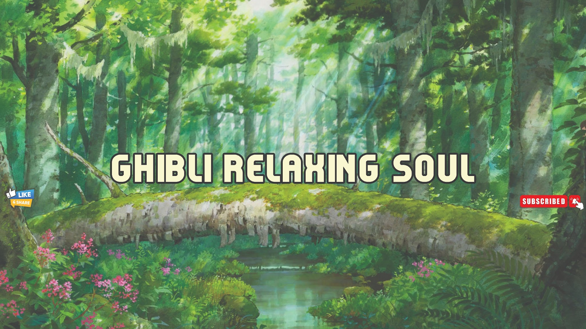 Ghibli Relaxing Soul YouTube banner