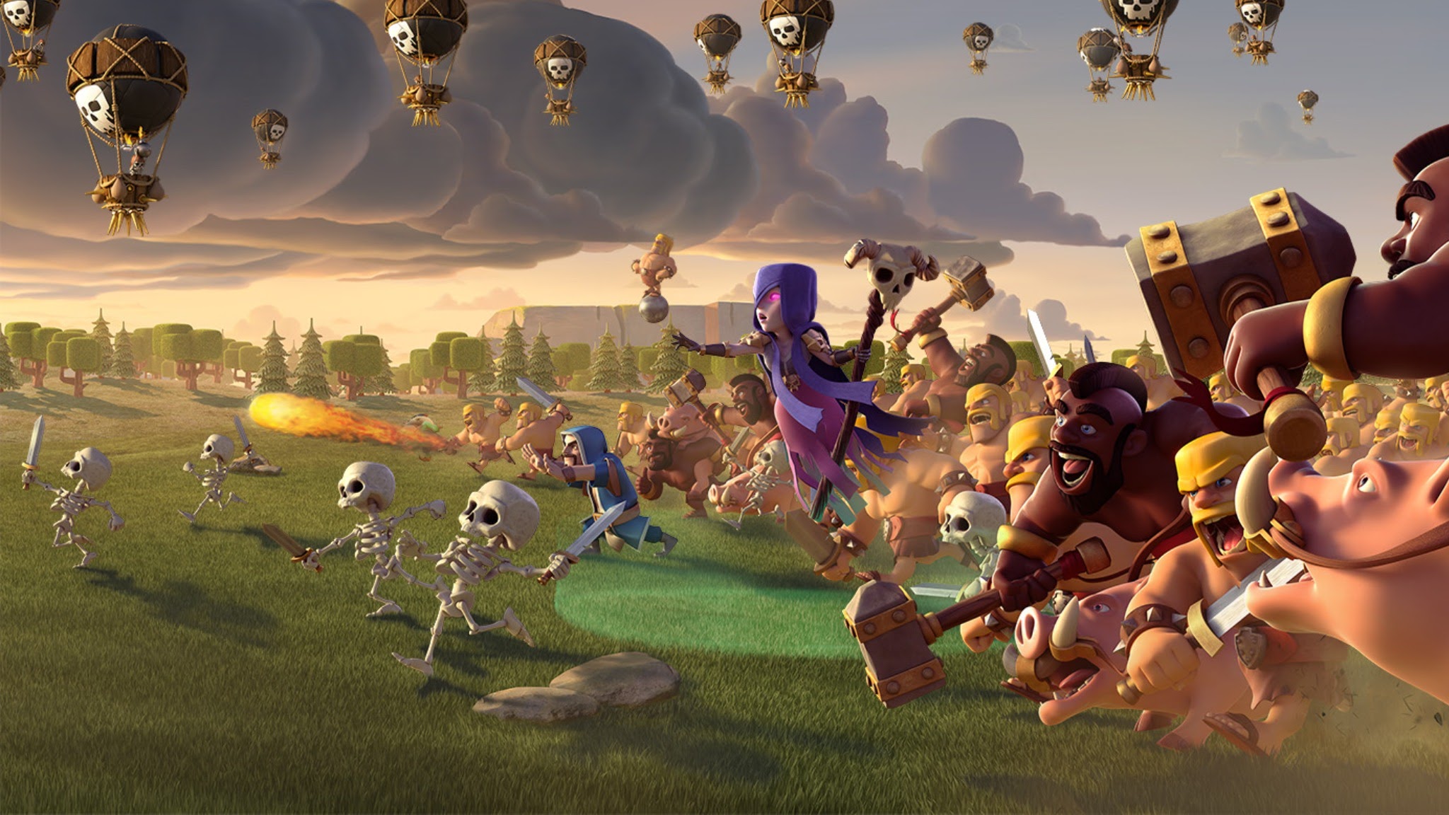 Clash of Clans YouTube banner
