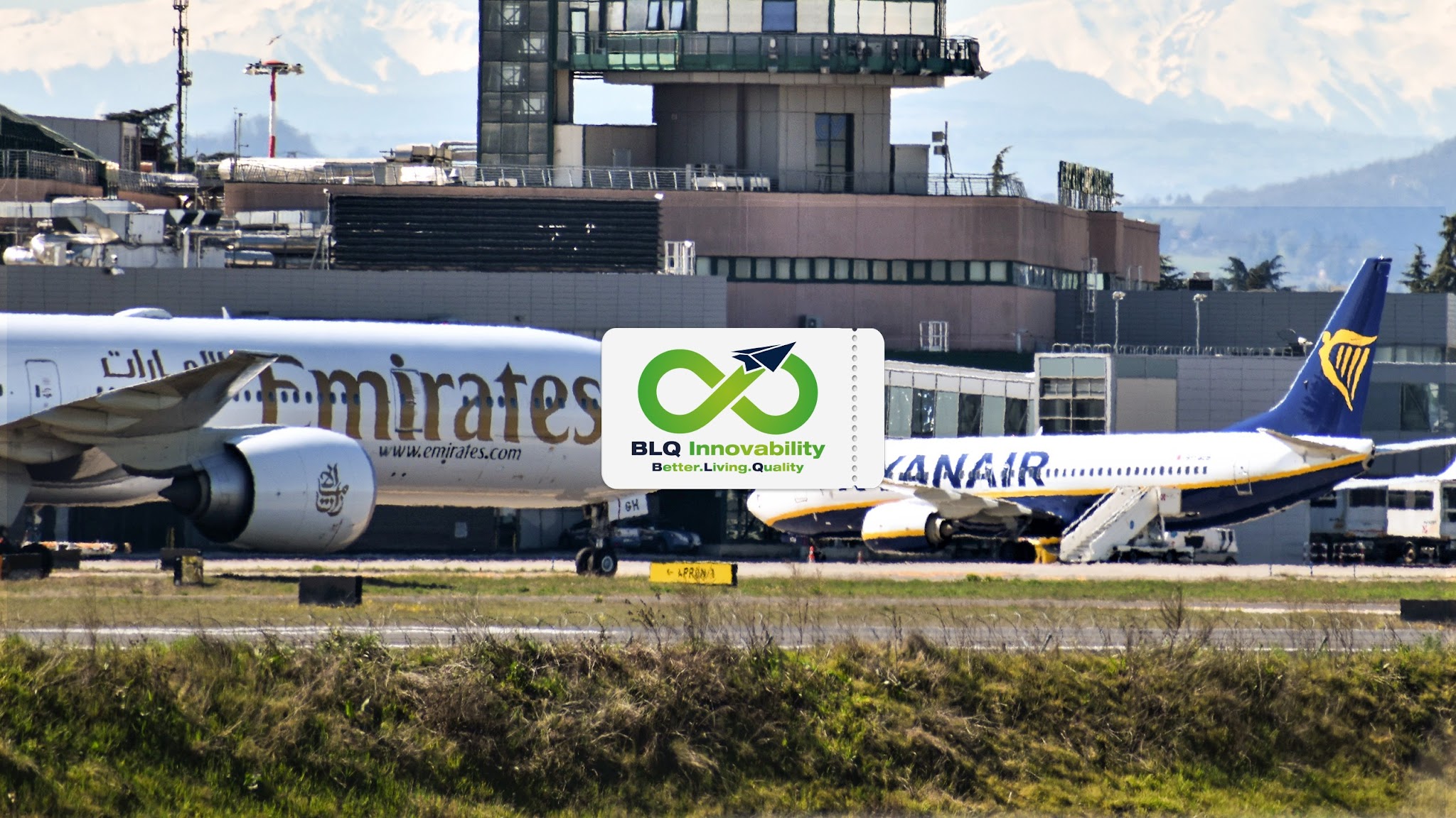 Bologna Airport YouTube banner