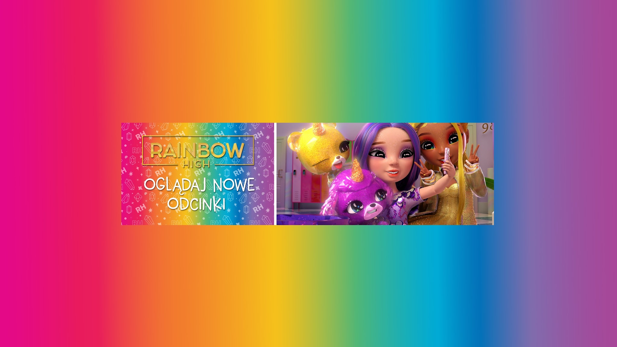 Rainbow High Polska YouTube banner