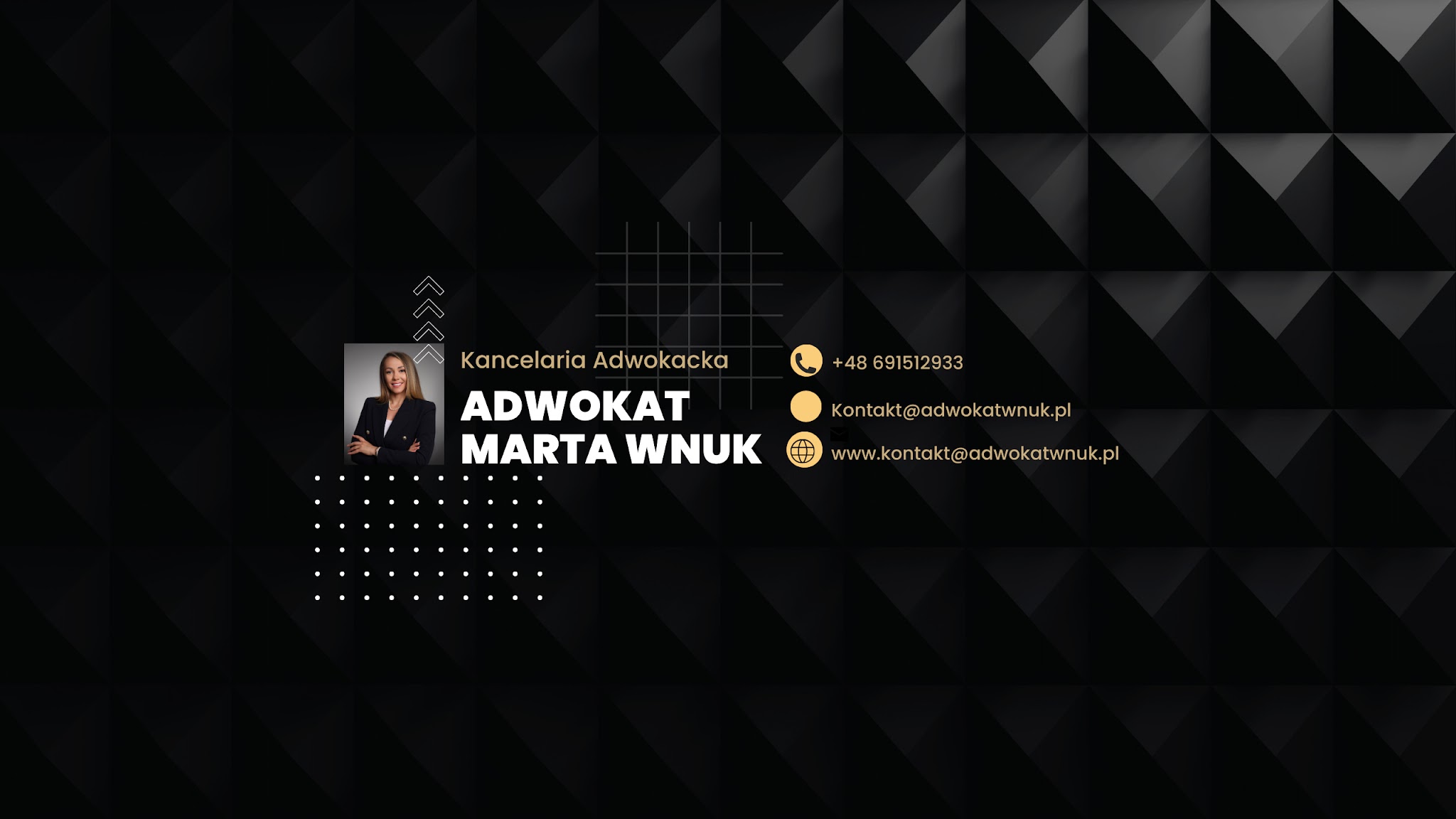 Adwokat Marta Wnuk YouTube banner