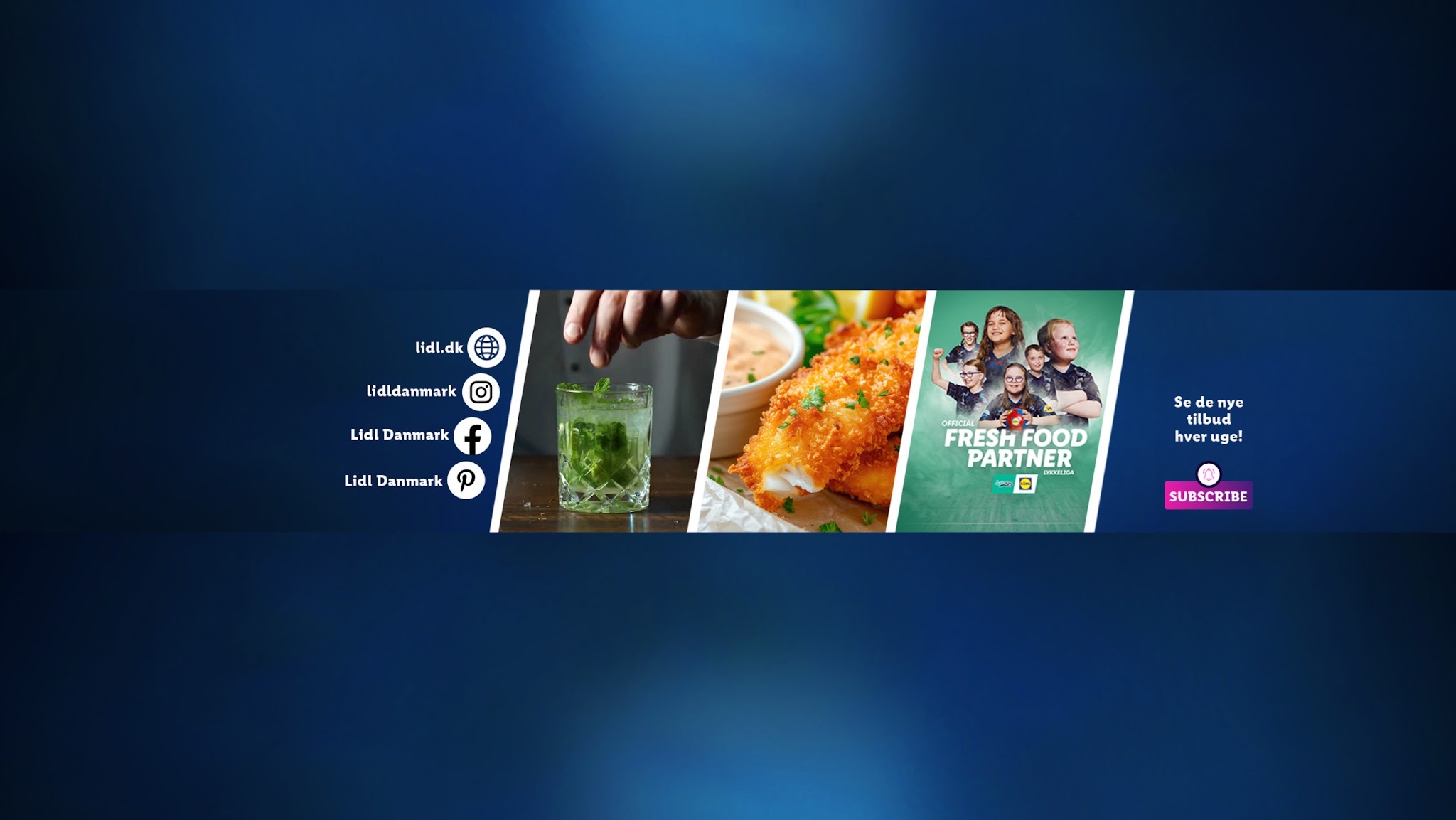 Lidl Danmark YouTube banner