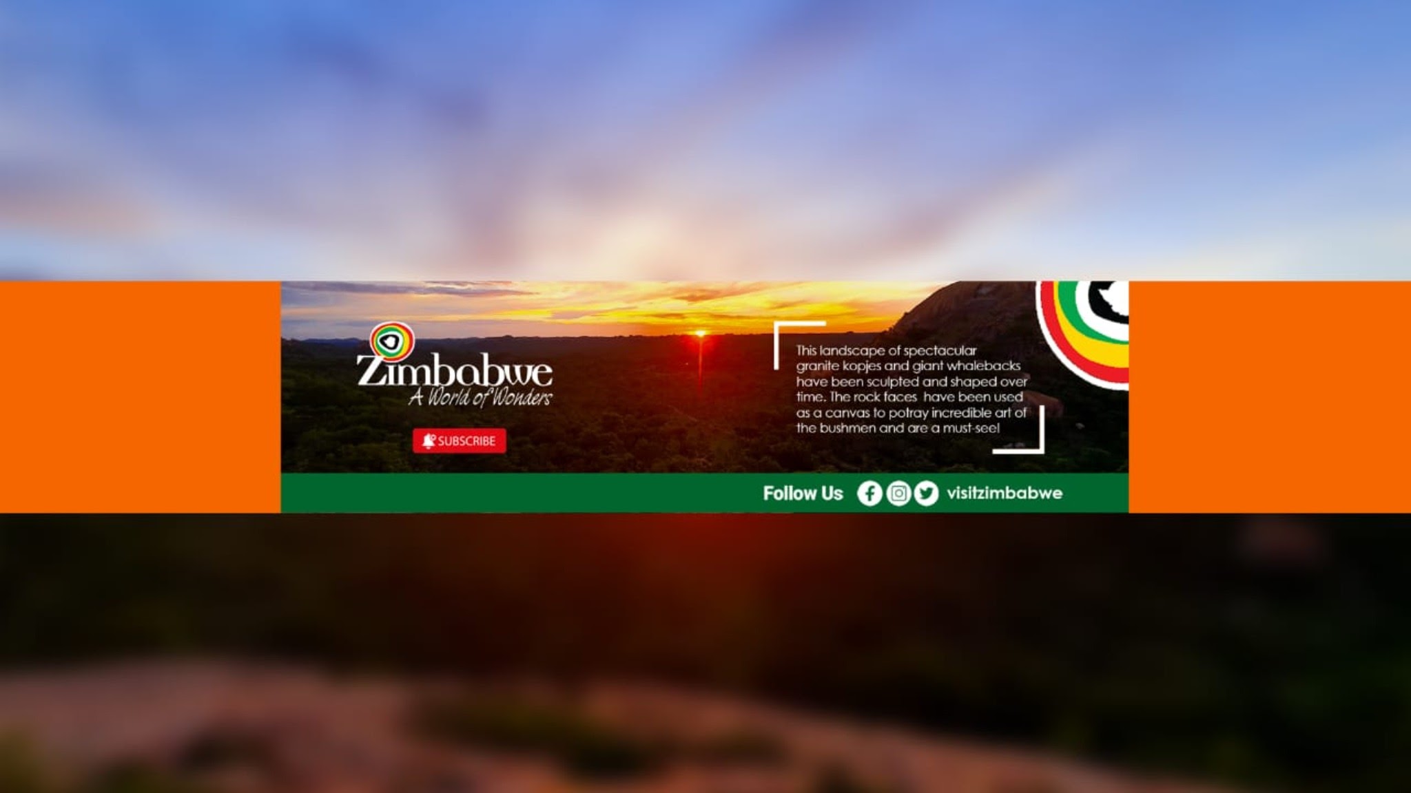 Tourism Zimbabwe YouTube banner