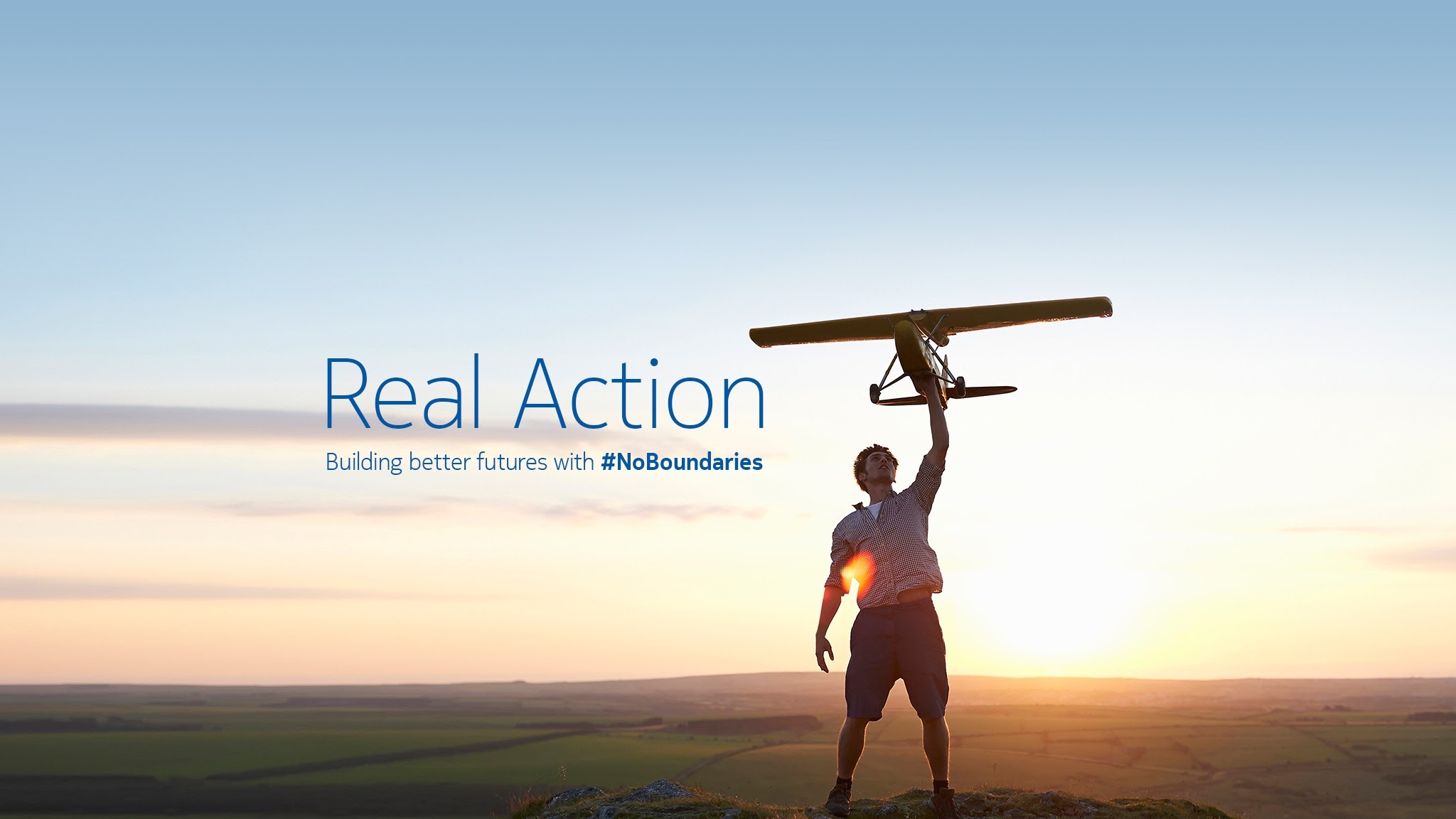 Real Action YouTube banner