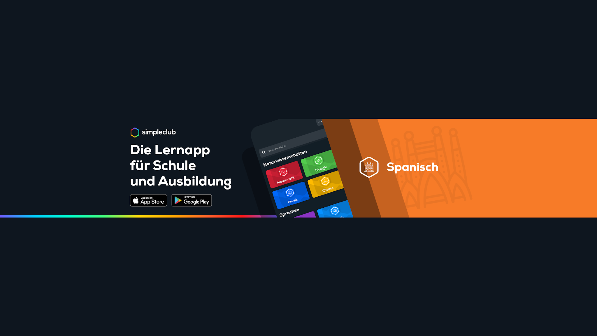 Spanisch - simpleclub YouTube banner