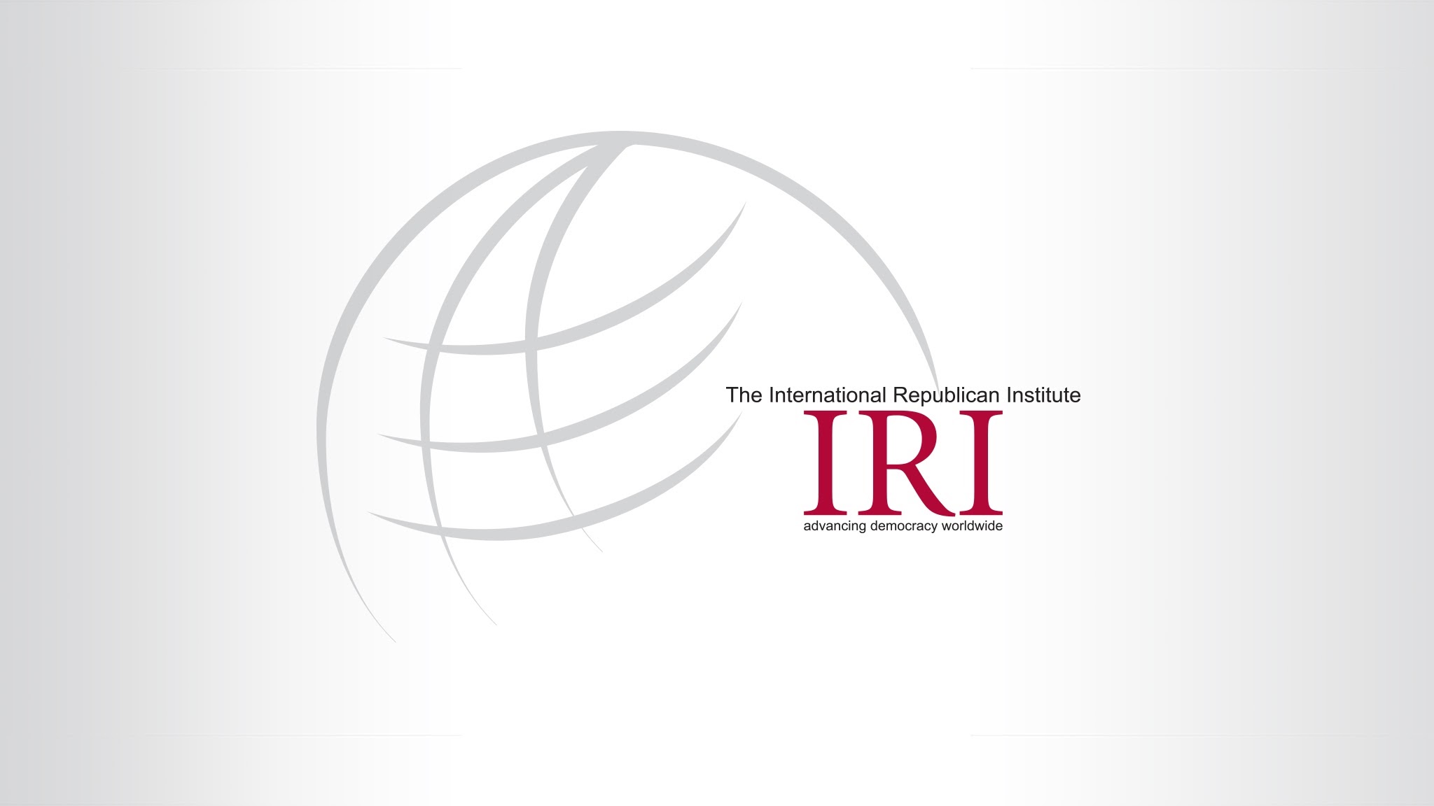 International Republican Institute YouTube banner