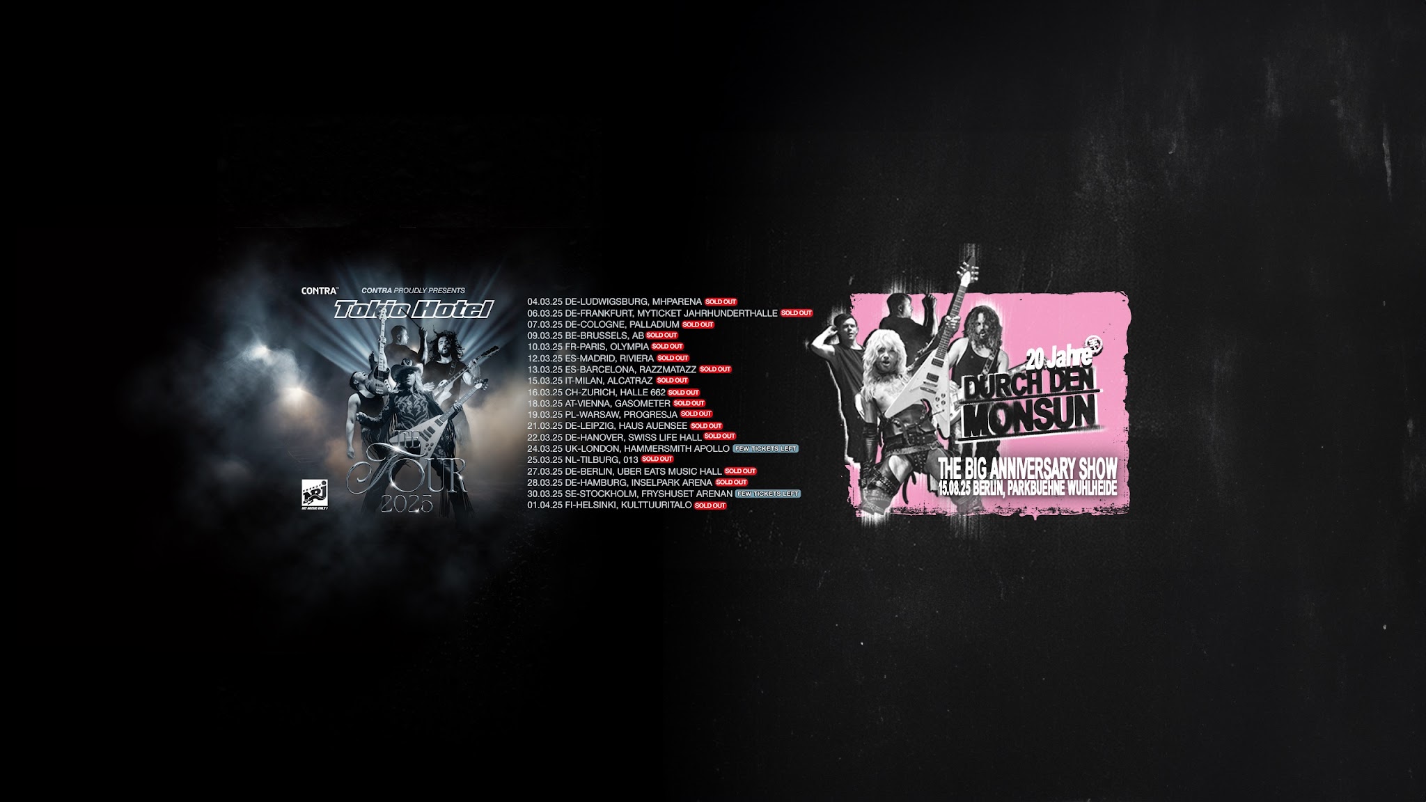Tokio Hotel YouTube banner
