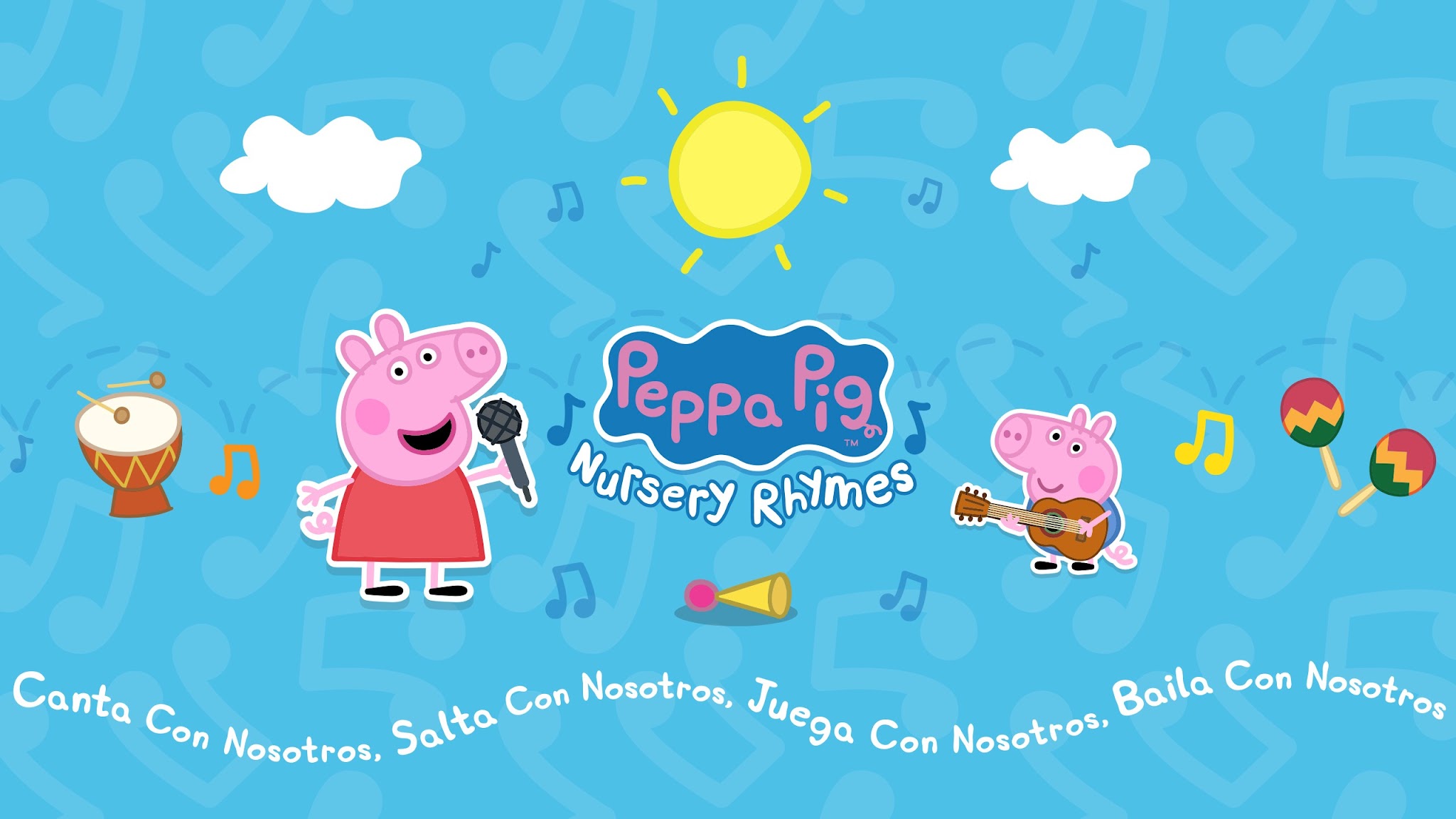 Peppa Pig Español Latino - Canal de música YouTube banner