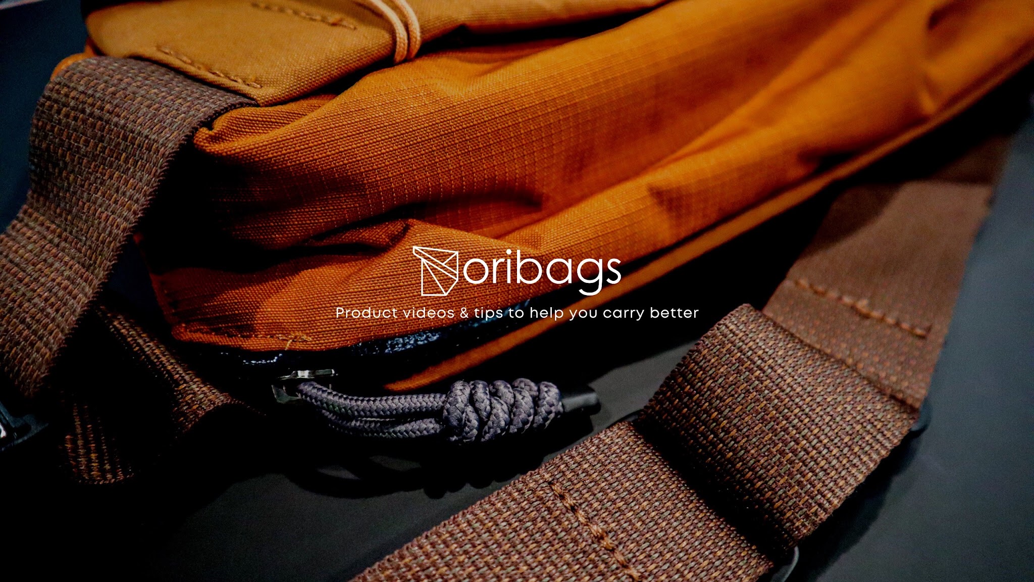 ORIBAGS Official YouTube banner