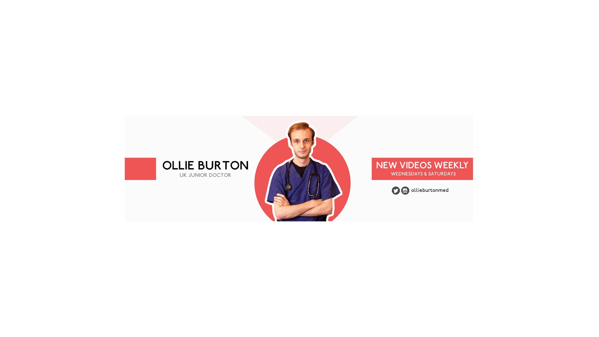 Dr Ollie Burton YouTube banner