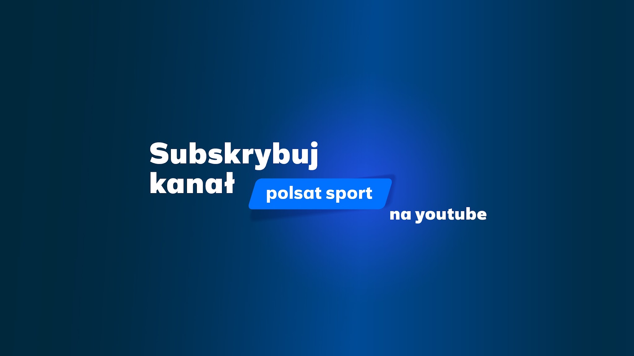 Polsat Sport YouTube banner