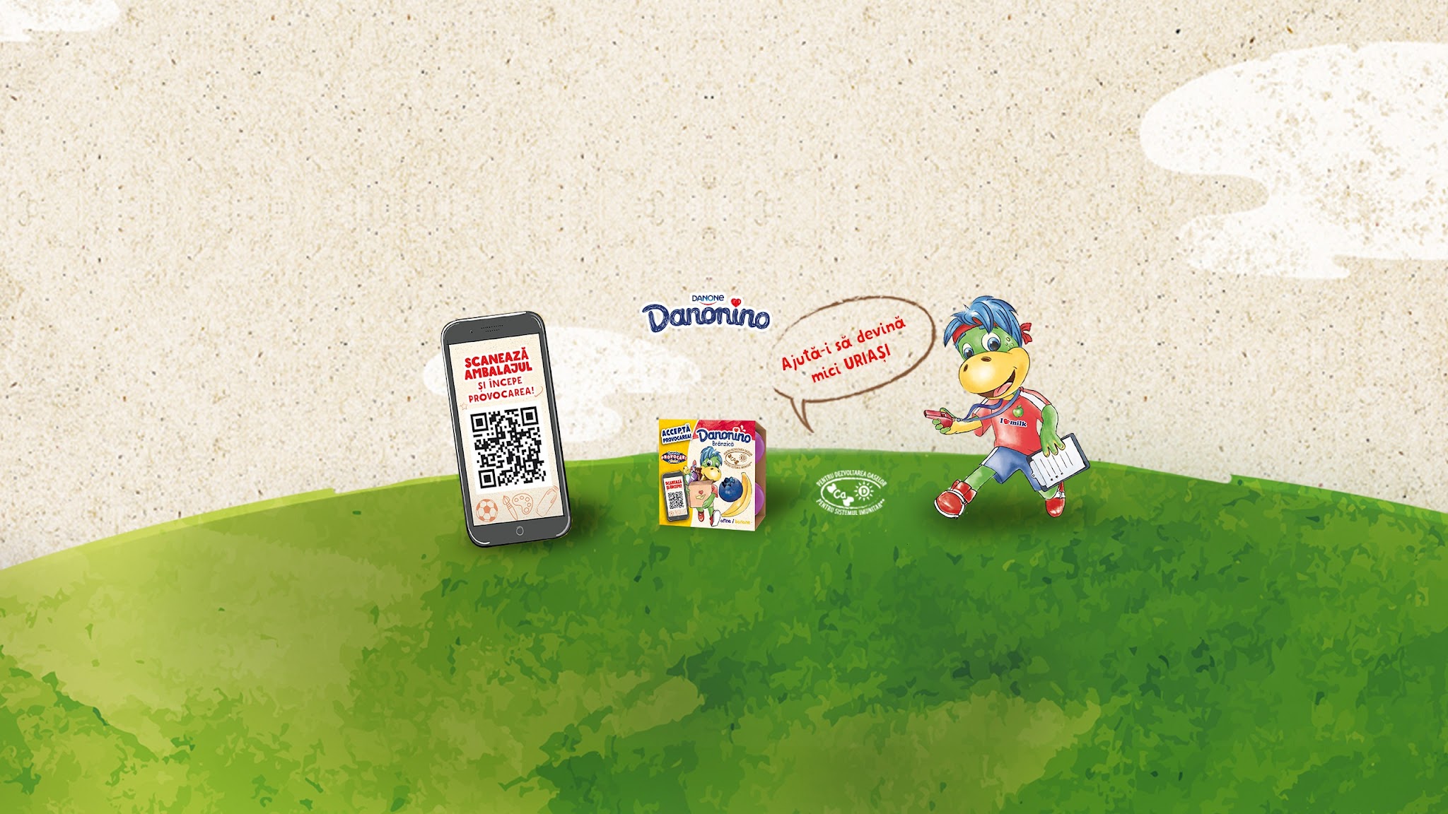 Danonino YouTube banner