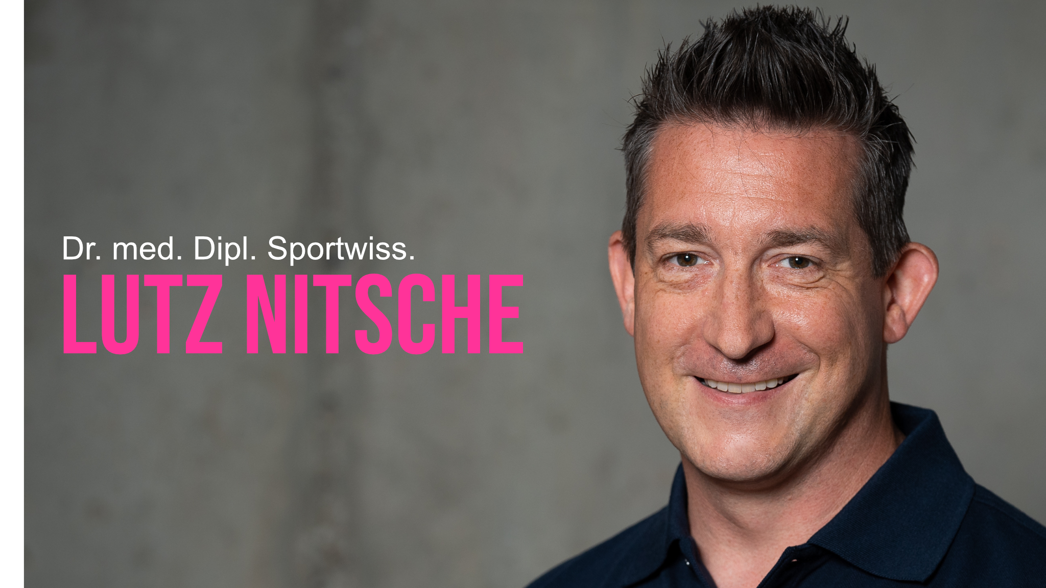 Orthopädie und Sport Dr. med. Lutz Nitsche YouTube banner