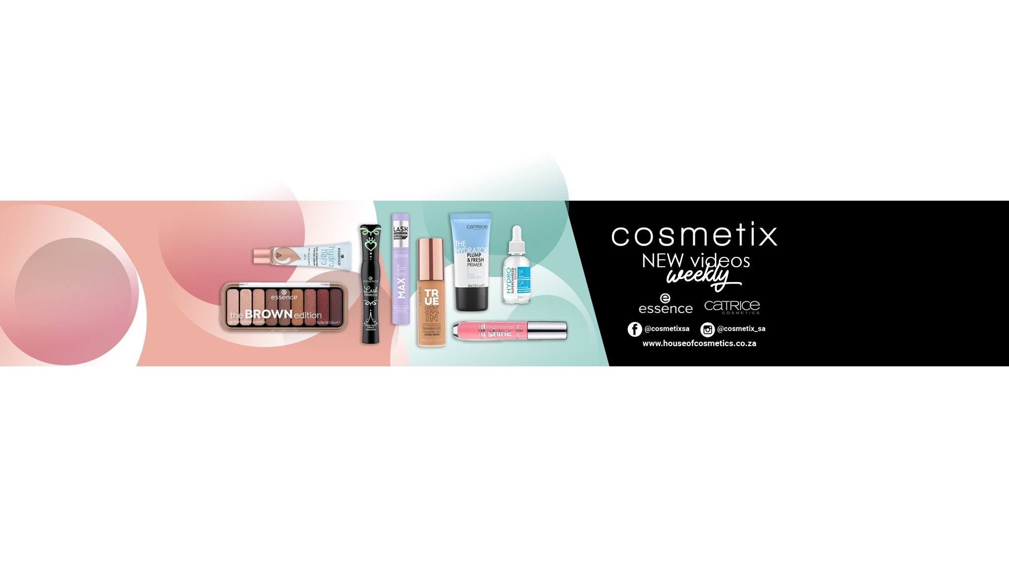 Cosmetix South Africa YouTube banner