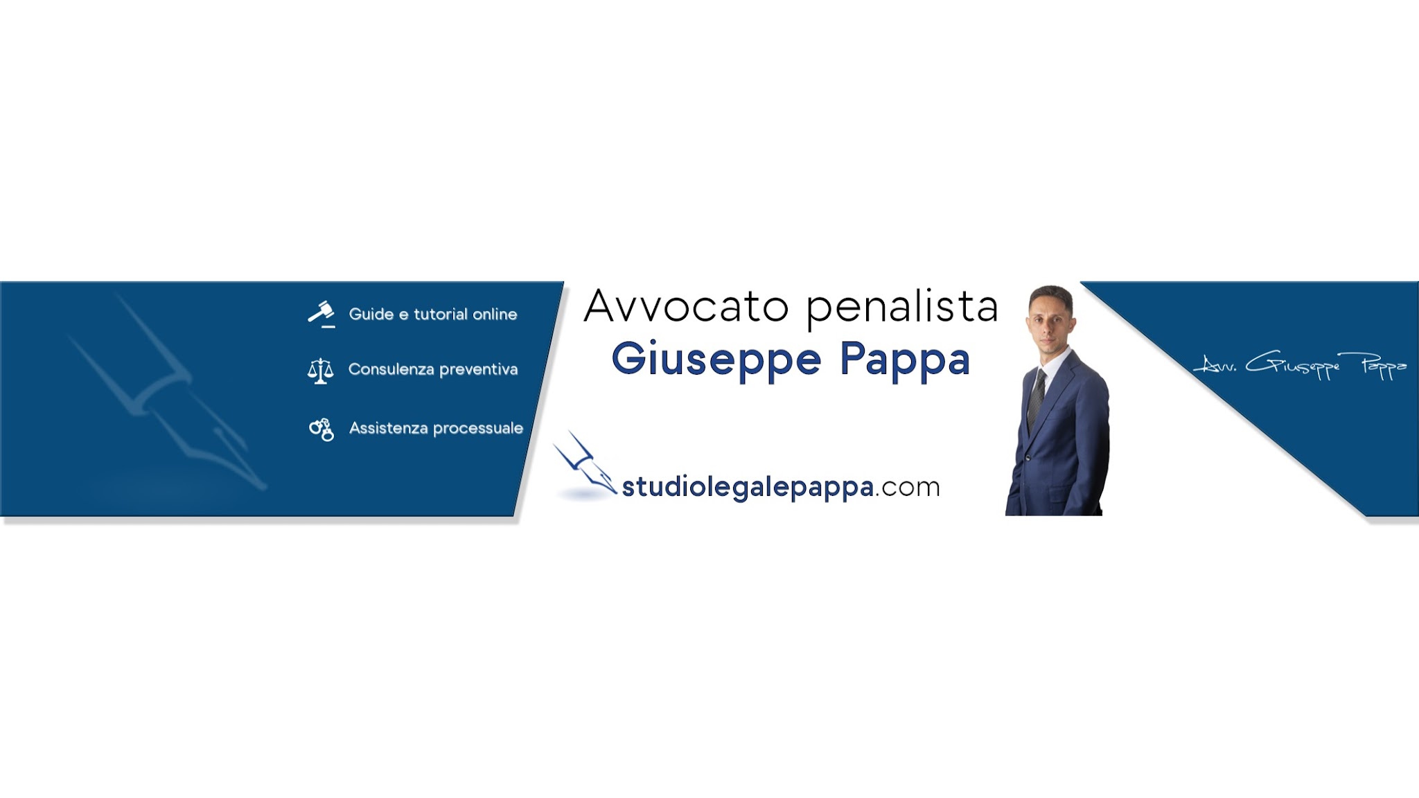 Giuseppe Pappa - Avvocato penalista YouTube banner