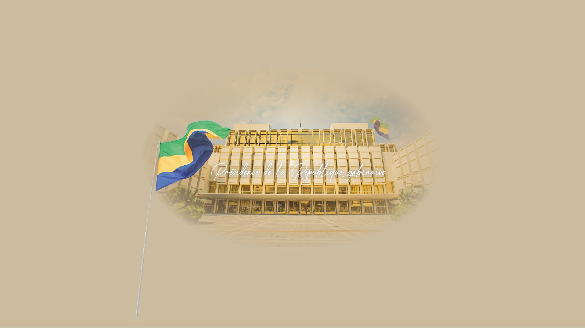 Présidence de la République Gabonaise YouTube banner