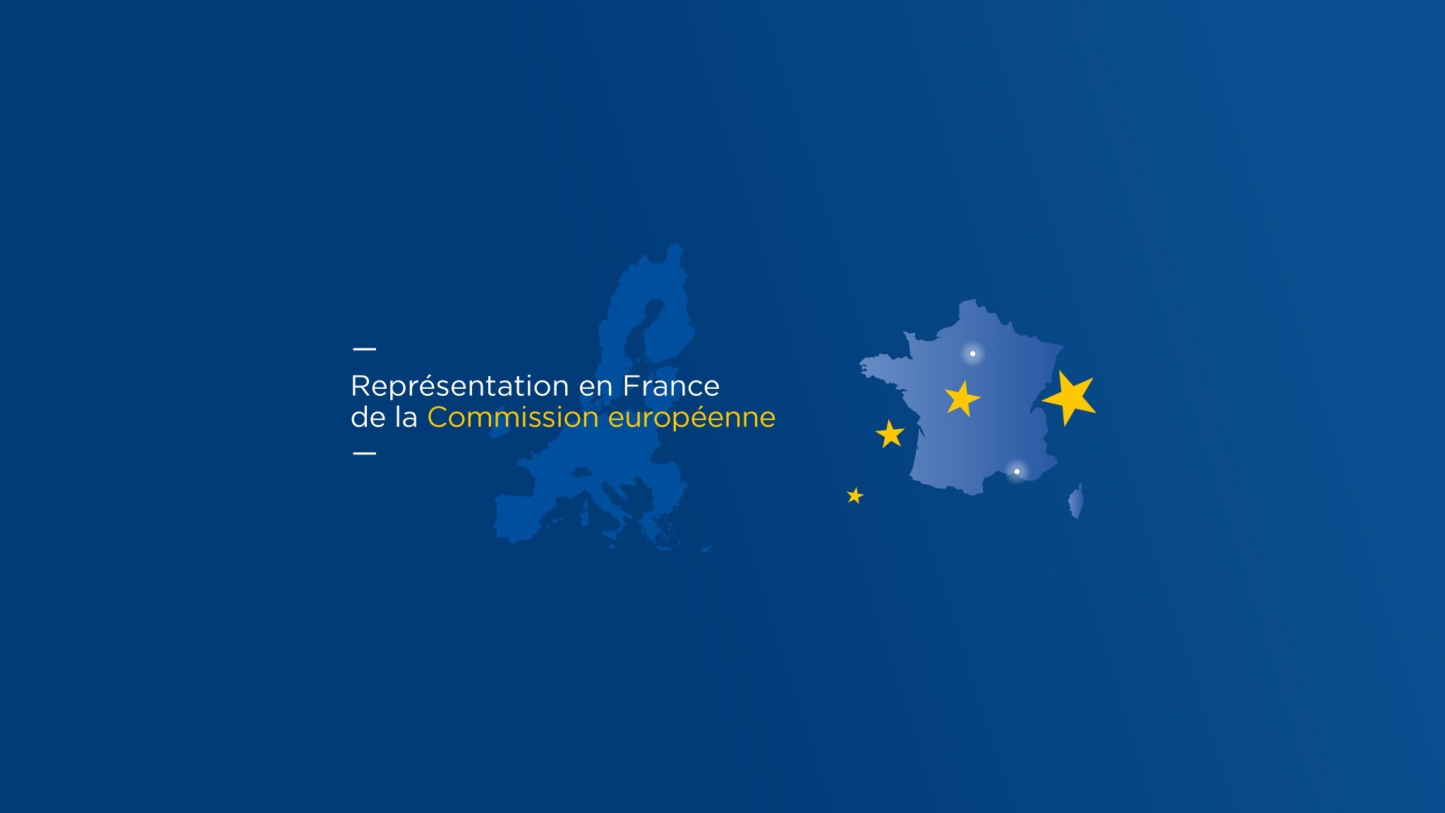Commission européenne en France YouTube banner