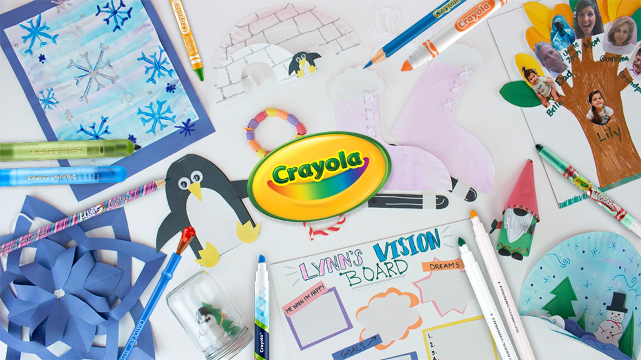 Crayola YouTube banner