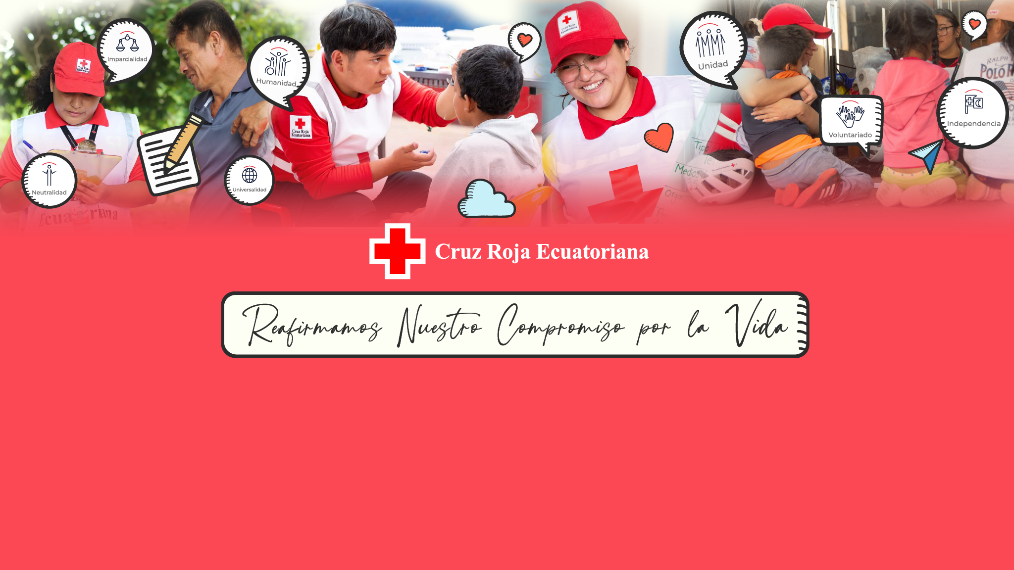 Cruz Roja Ecuatoriana YouTube banner