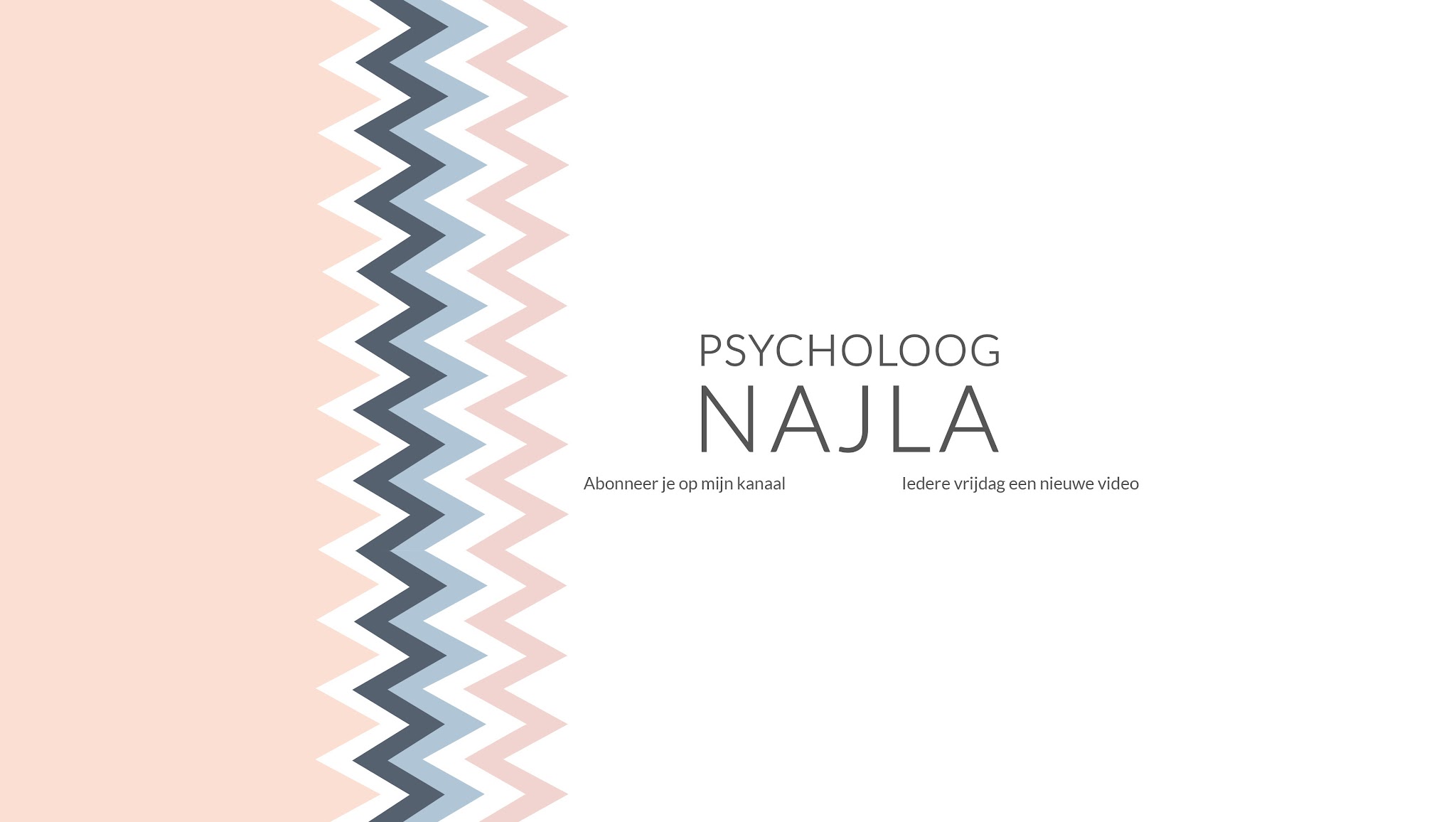 Psycholoog Najla YouTube banner