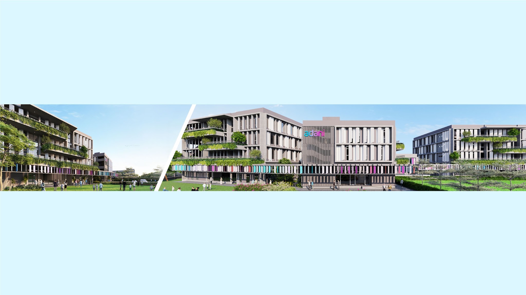 Adani International School YouTube banner