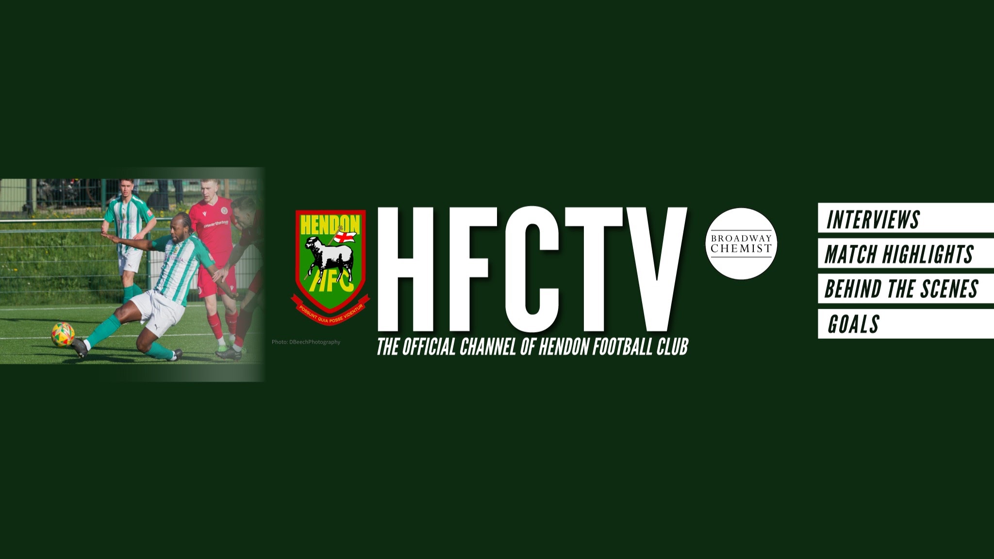 Hendon FC YouTube banner