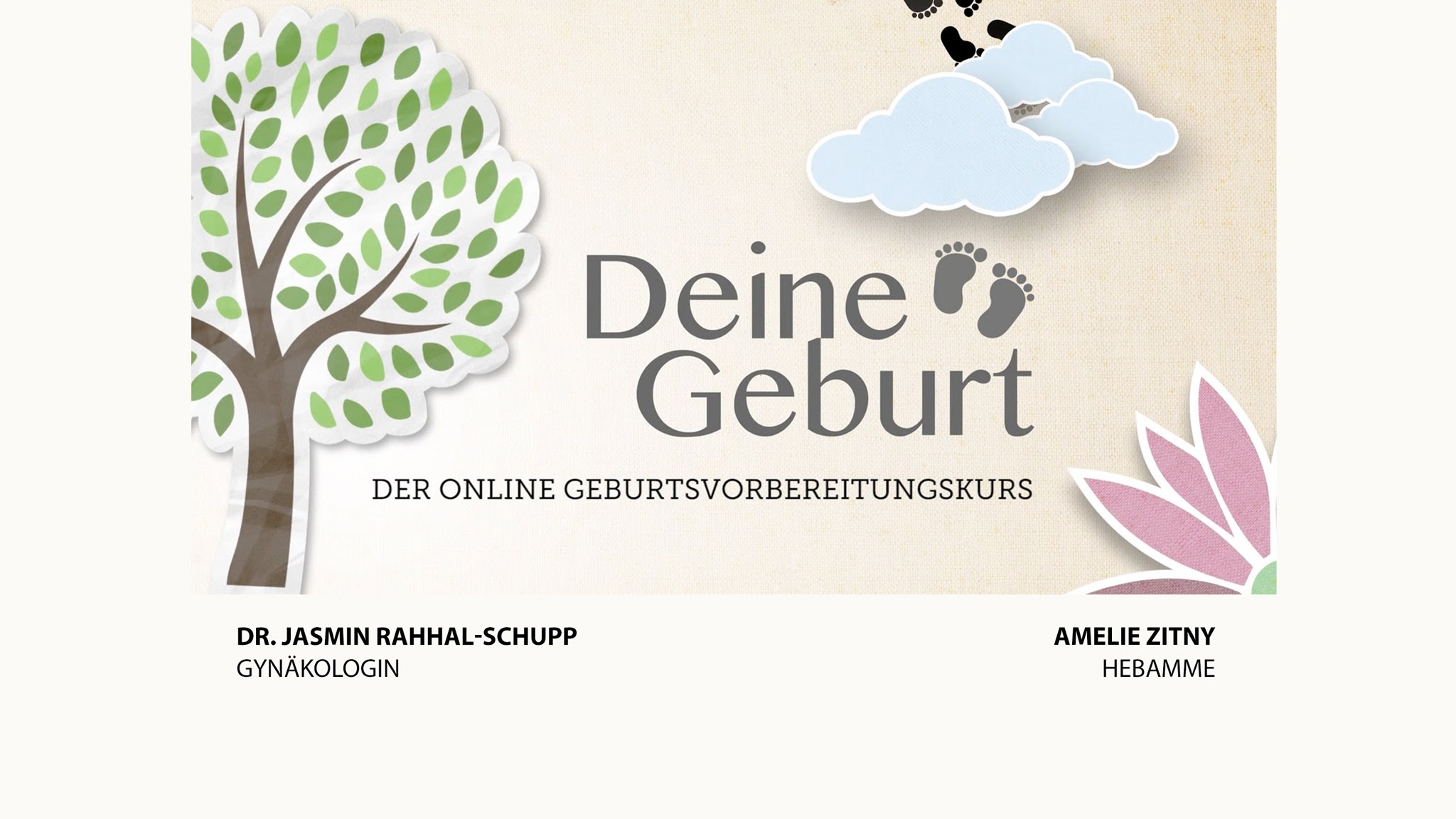 Amelie, Hebamme von "Deine Geburt" YouTube banner