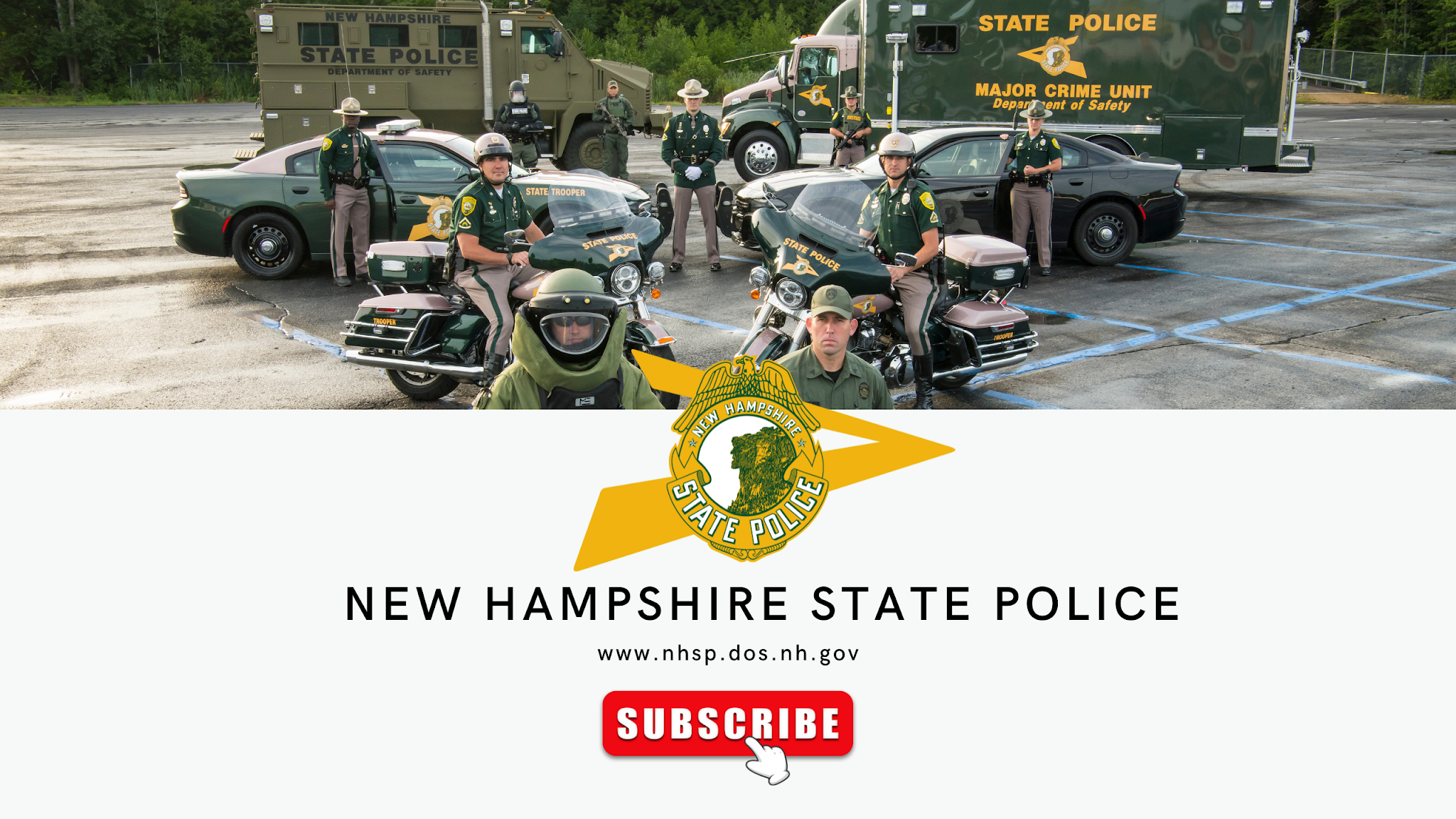 New Hampshire State Police YouTube banner