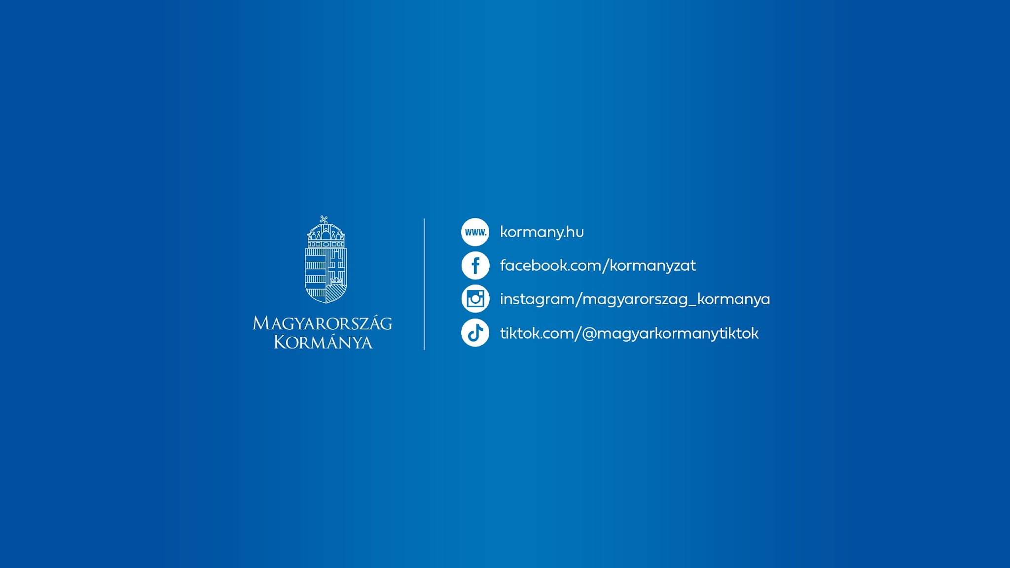 Magyarország Kormánya YouTube banner