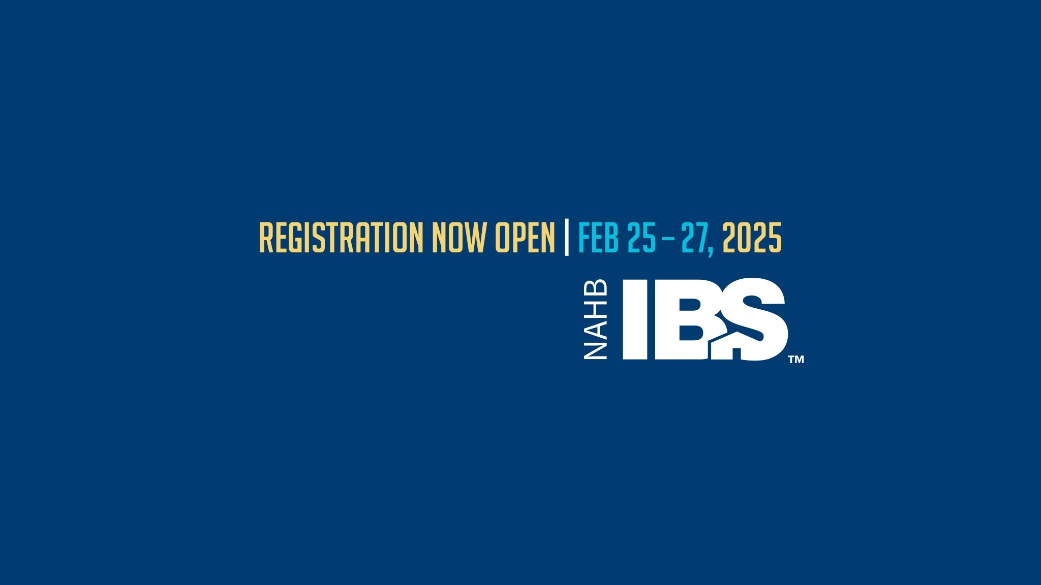 NAHB International Builders' Show YouTube banner