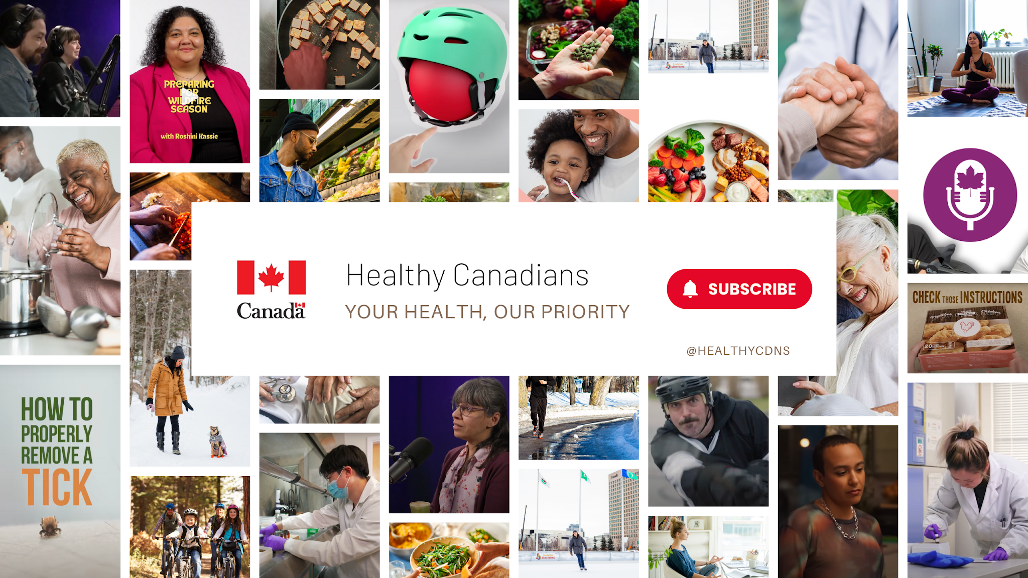 Healthy Canadians YouTube banner