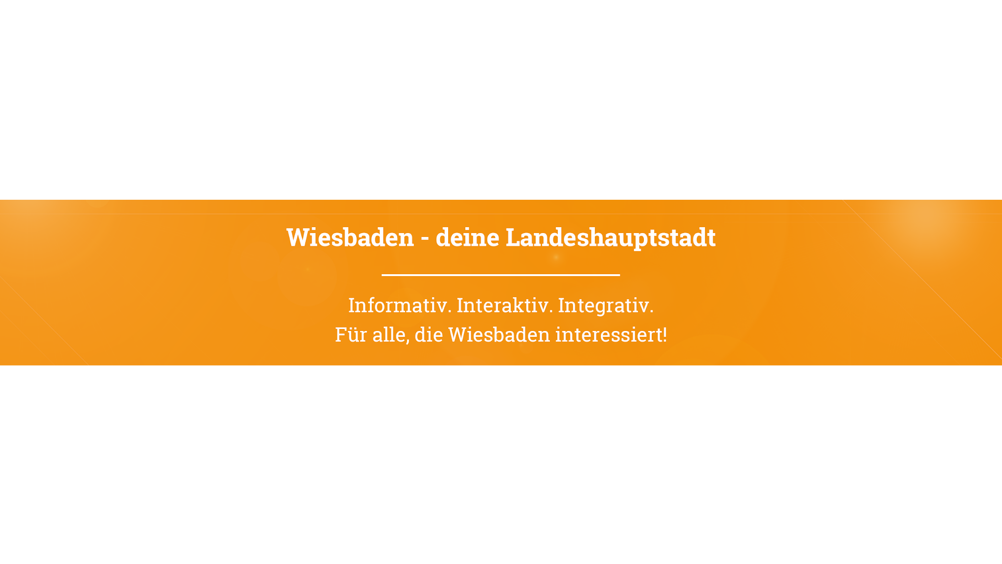 Landeshauptstadt Wiesbaden YouTube banner