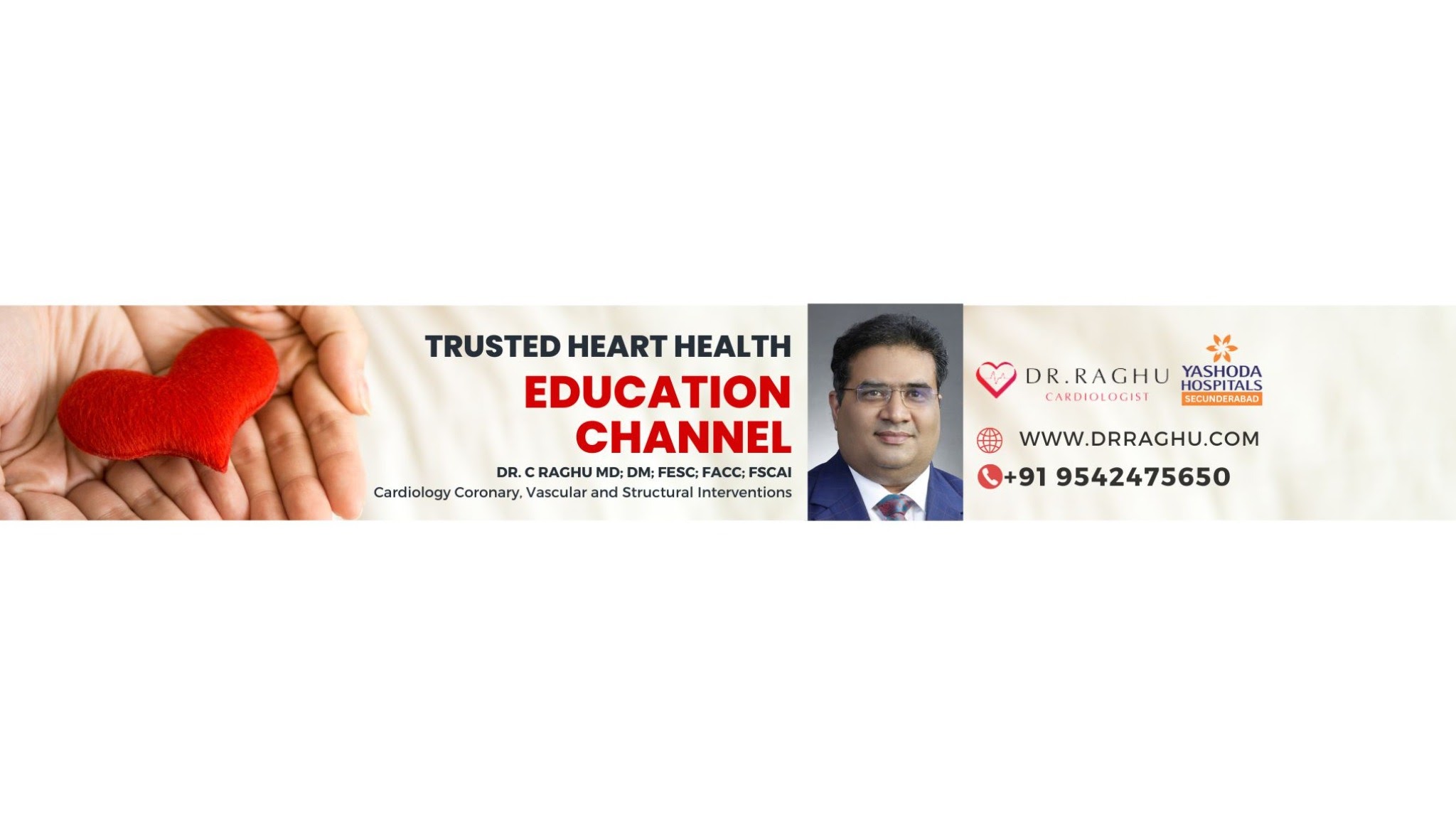 Dr C Raghu | Interventional Cardiologist YouTube banner