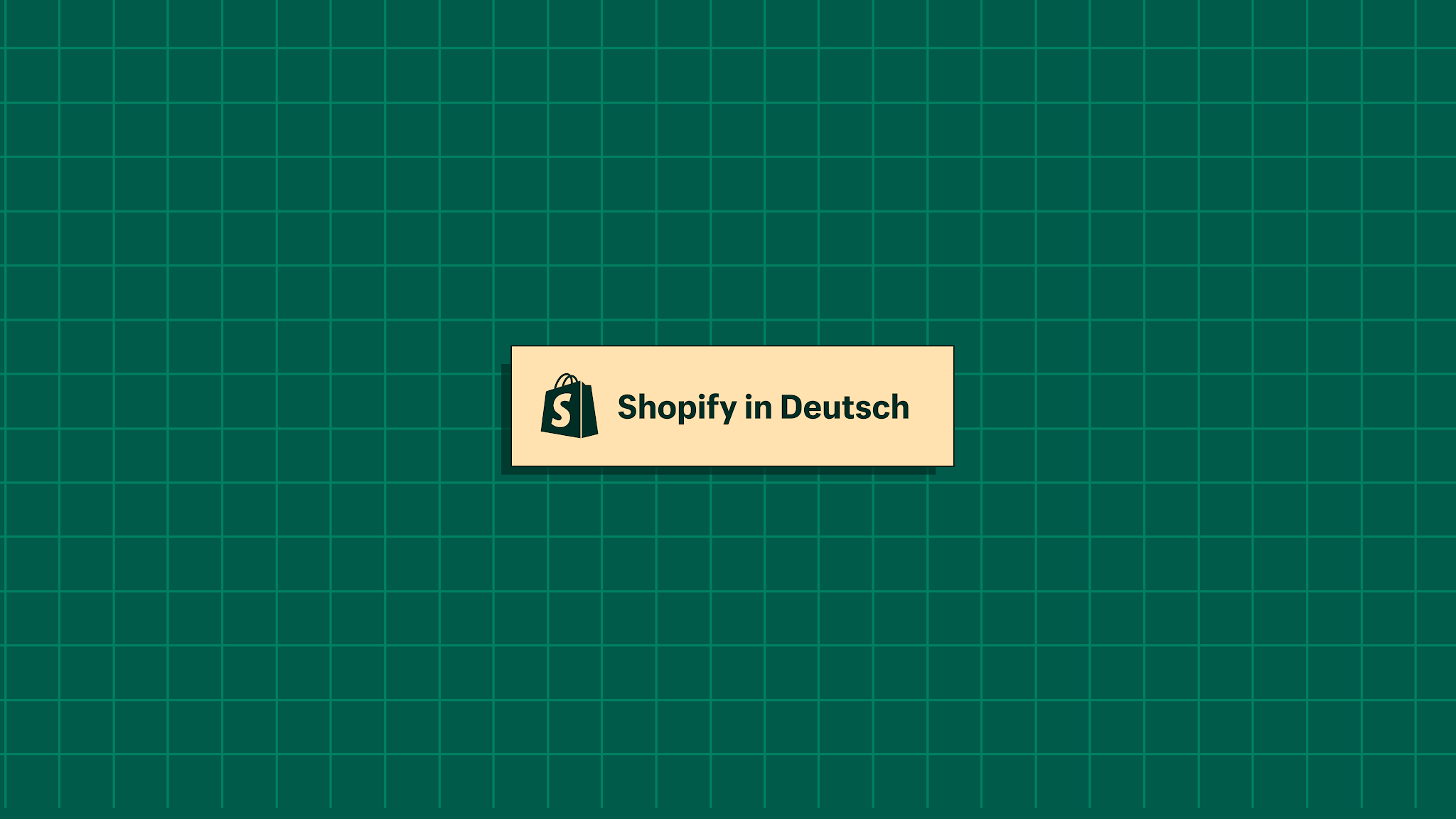 Shopify - Deutsch YouTube banner