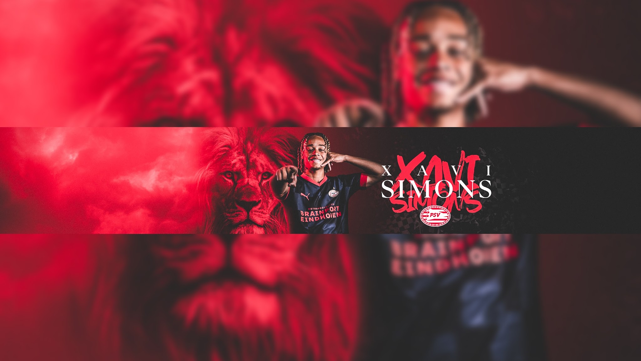 Xavi Simons YouTube banner