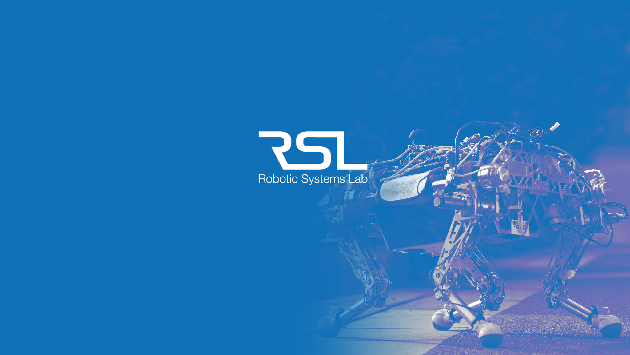 Robotic Systems Lab: Legged Robotics at ETH Zürich YouTube banner