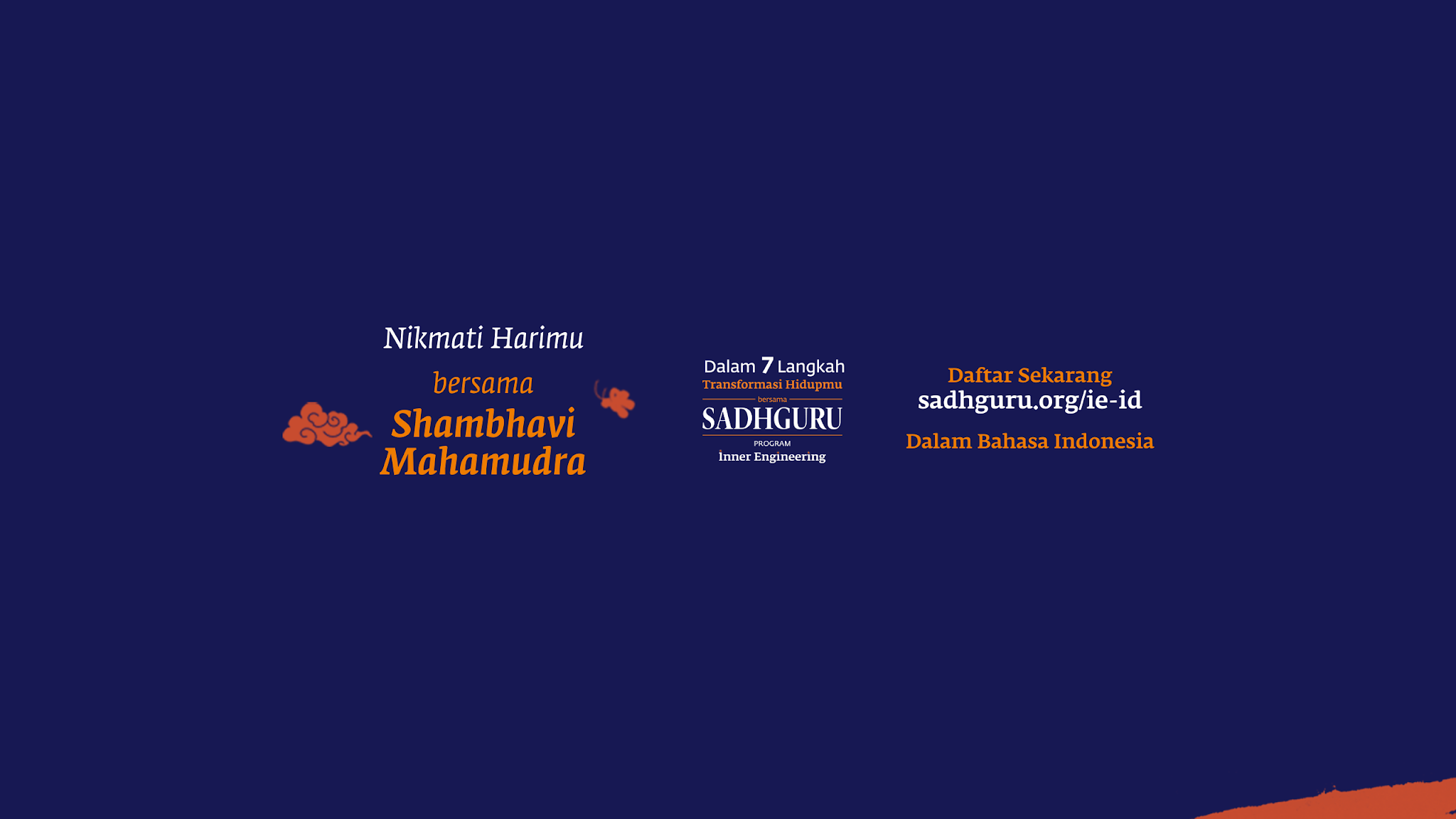 Sadhguru Bahasa Indonesia YouTube banner