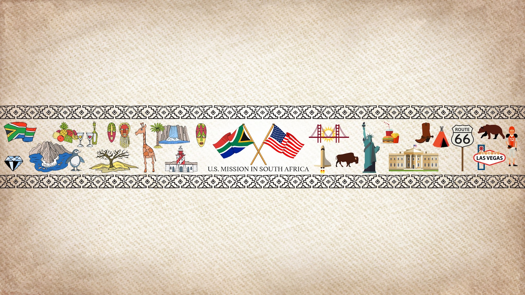 US Embassy South Africa YouTube banner