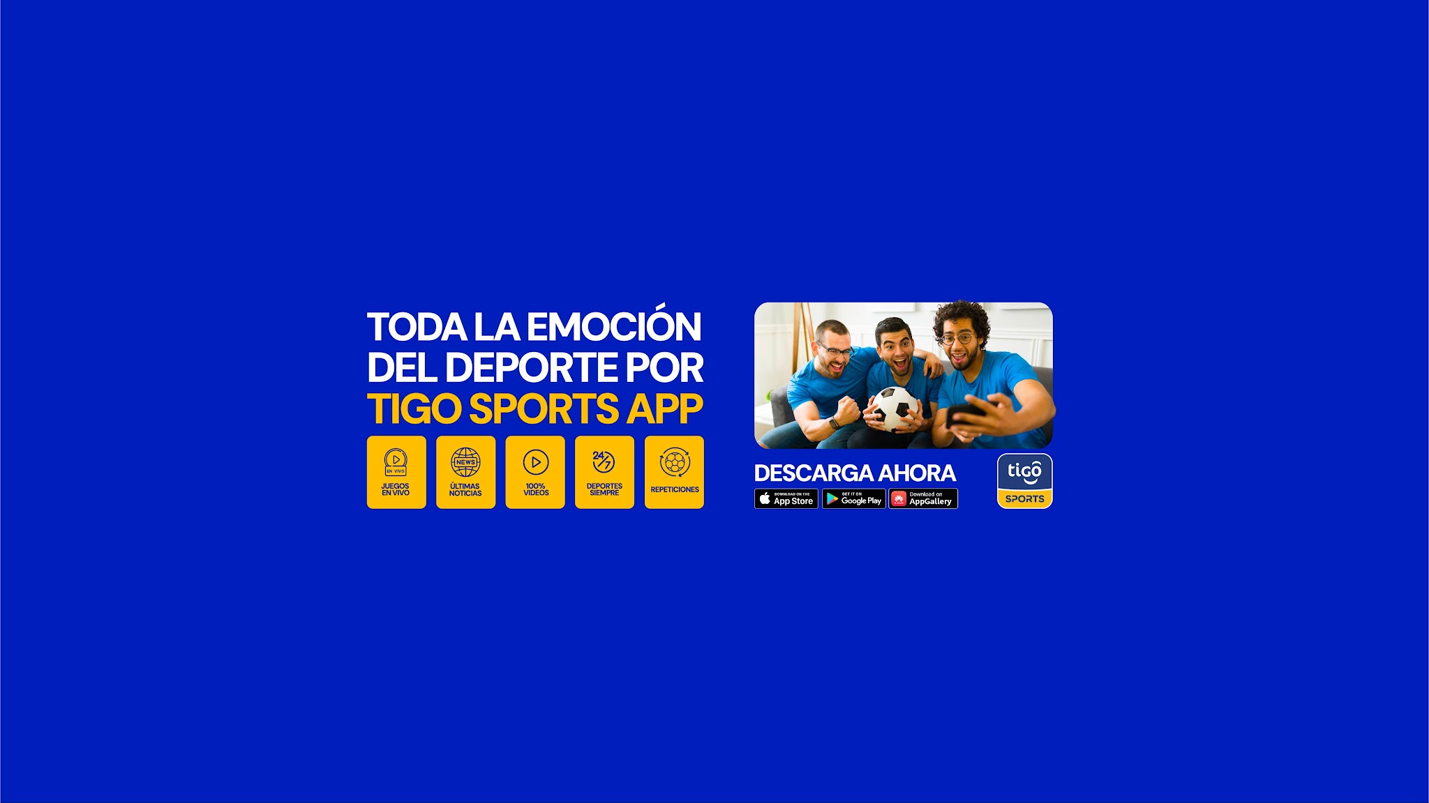 Tigo Sports Honduras YouTube banner