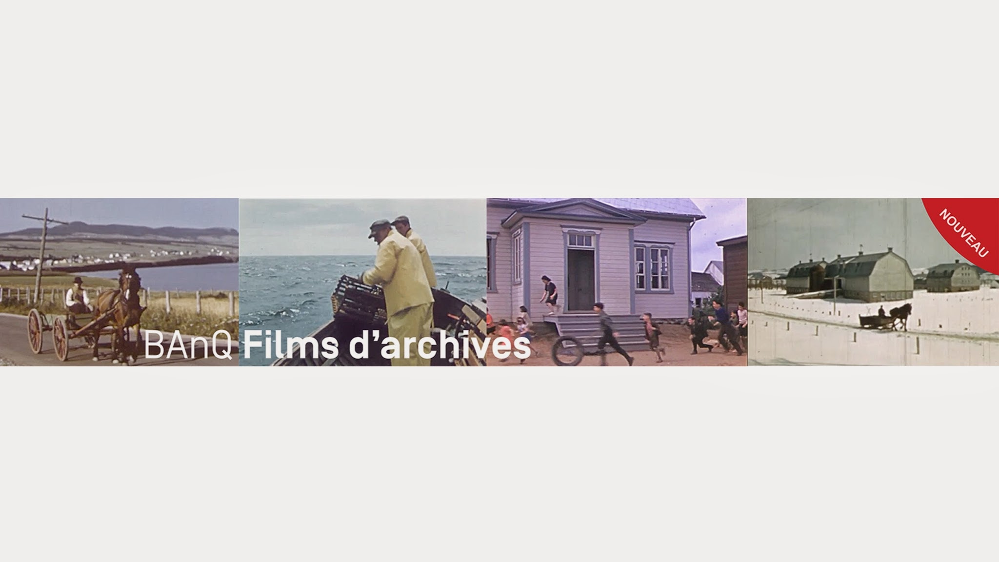 BAnQ Films d'archives YouTube banner