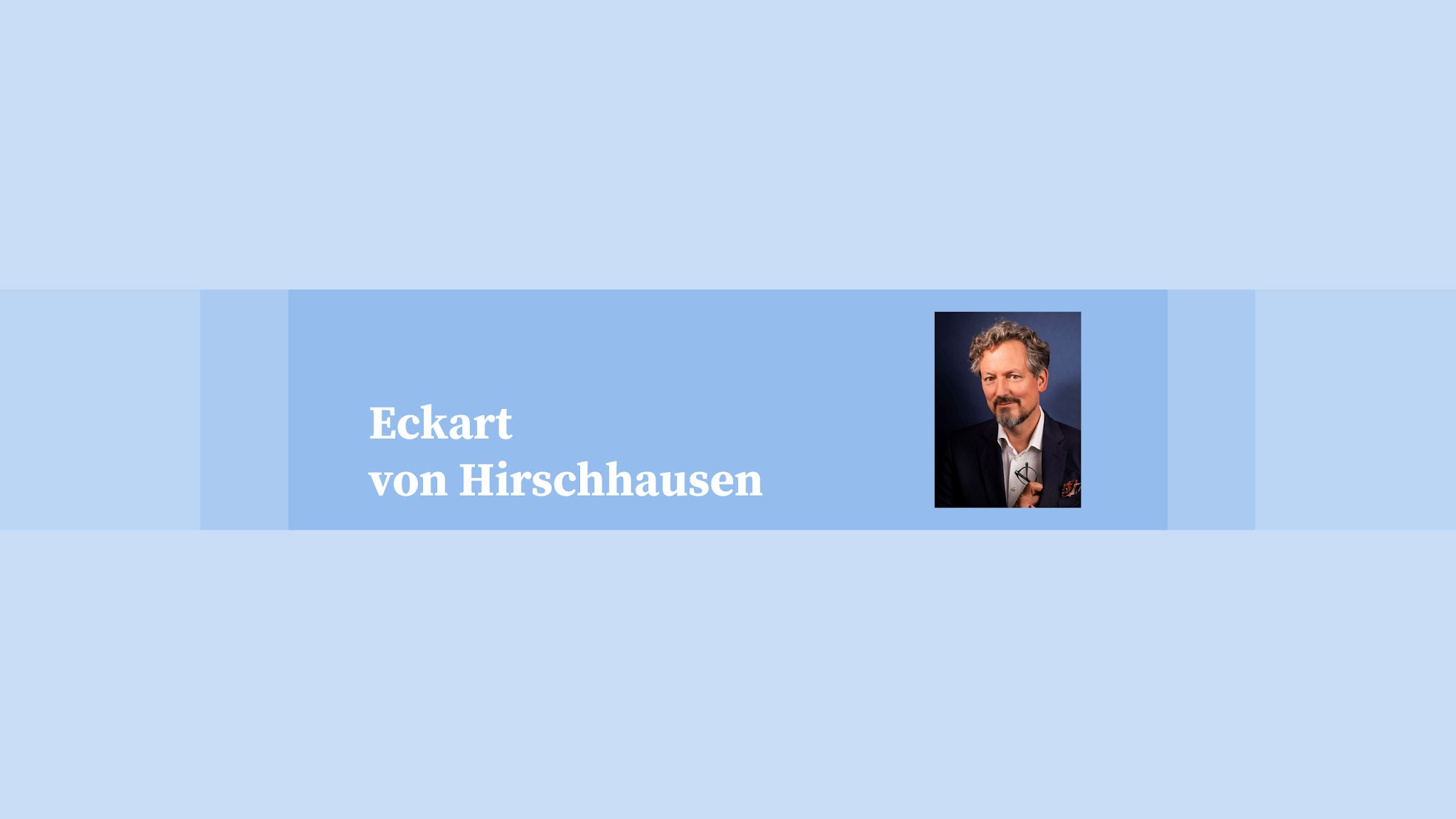 Eckart von Hirschhausen YouTube banner