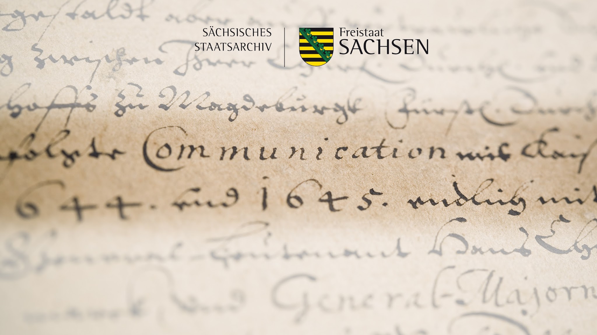 Sächsisches Staatsarchiv YouTube banner
