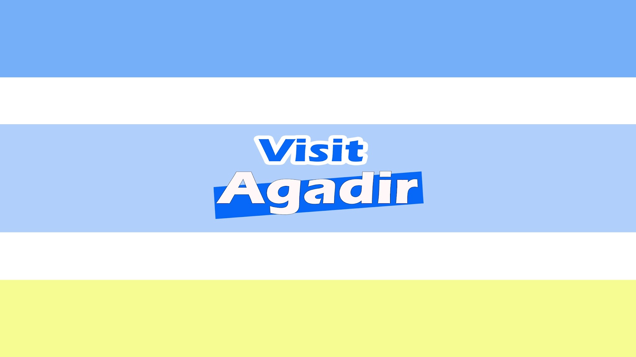 Visit Agadir Morocco YouTube banner