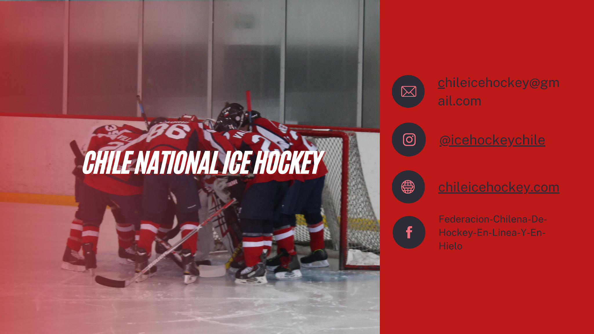 Chile National Ice Hockey YouTube banner