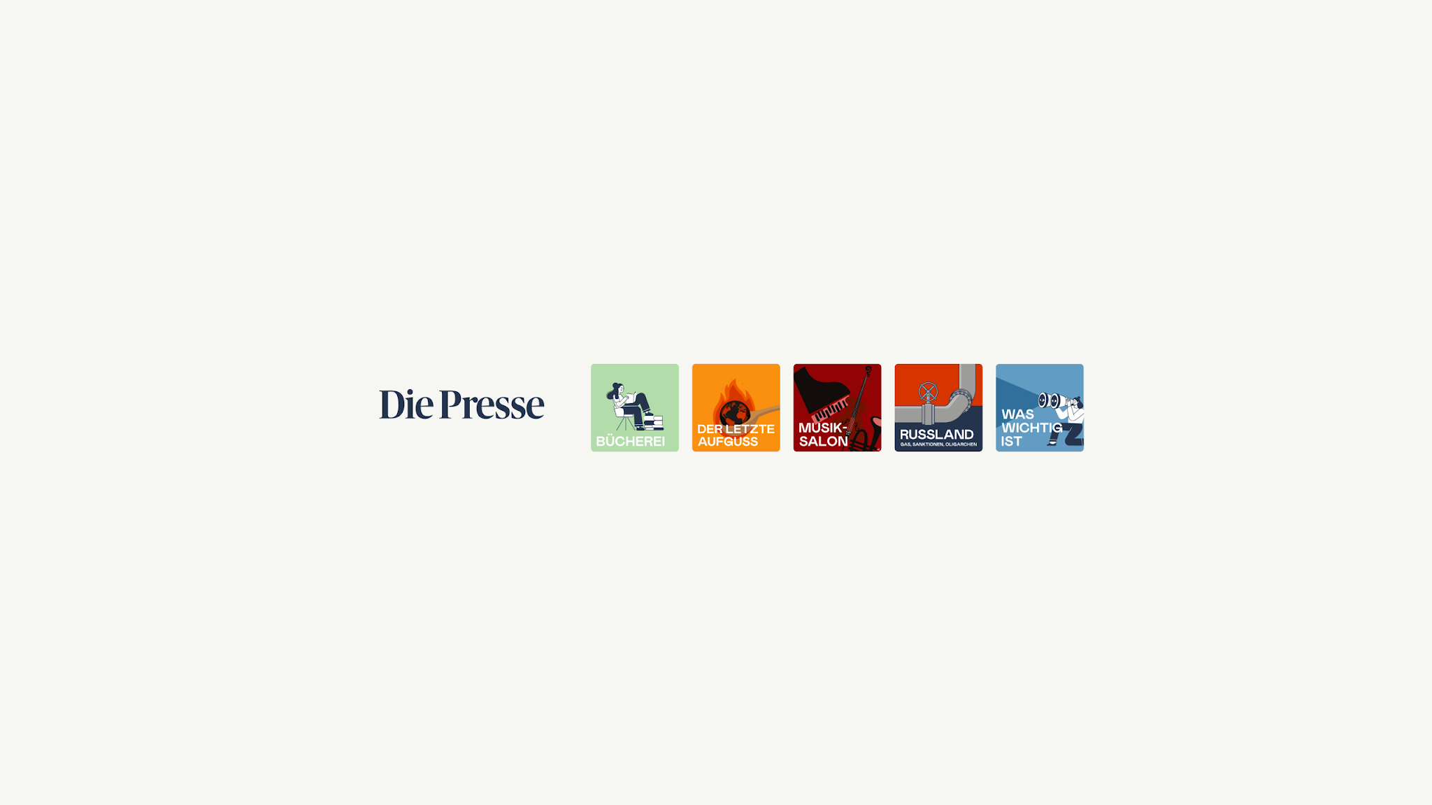 Die Presse Podcasts YouTube banner